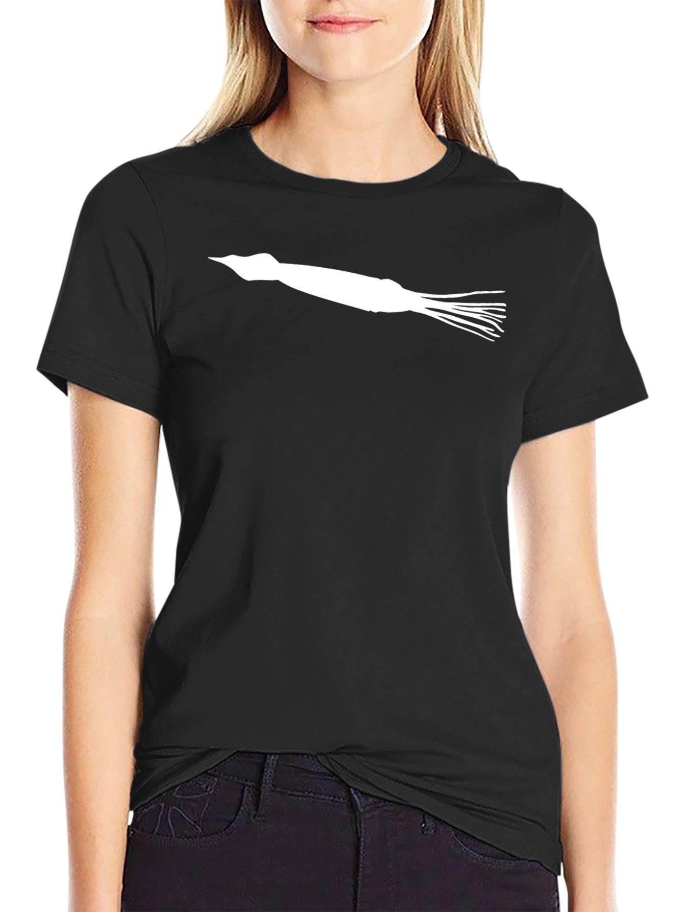 Squid Graphic T-Shirt - Mens Black Tee