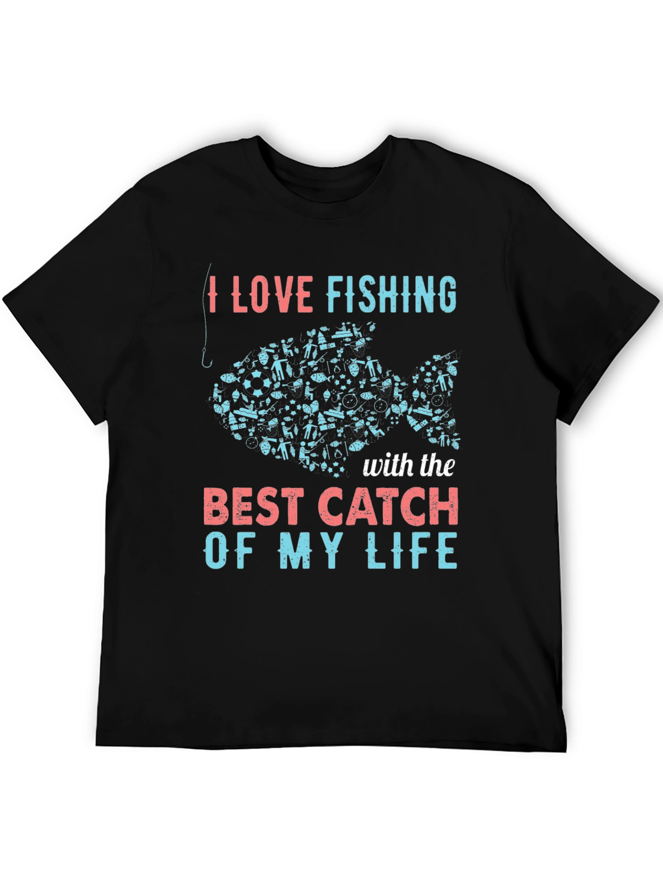 I Love Fishing Graphic Tee