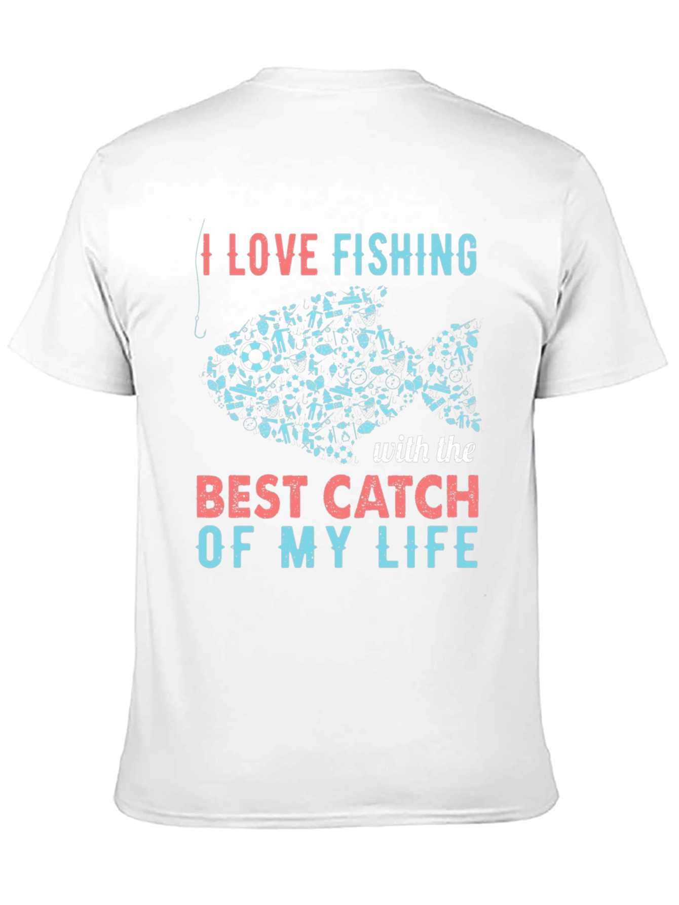 I Love Fishing Graphic Tee