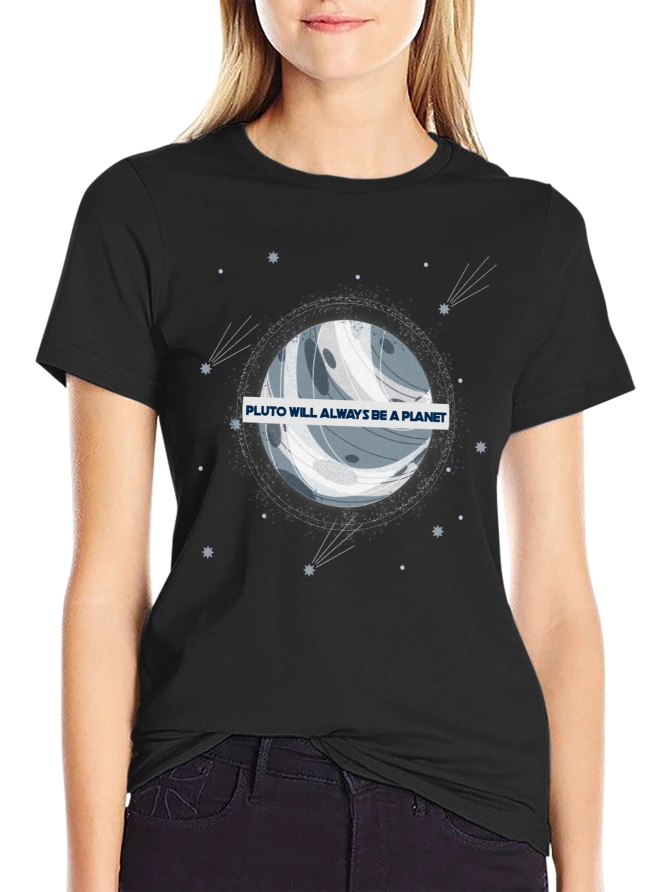 Pluto Will Always Be a Planet Graphic Tee