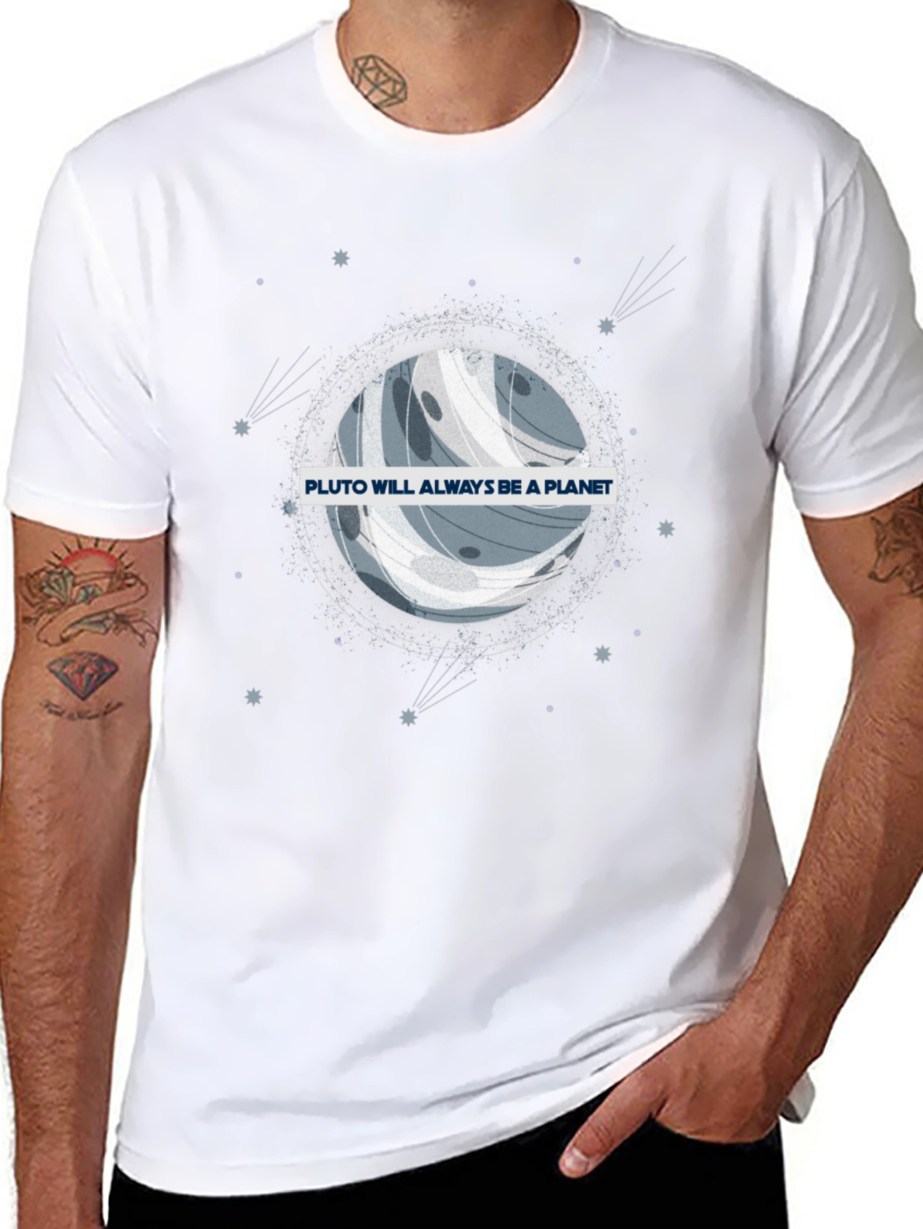 Pluto Will Always Be a Planet Graphic Tee