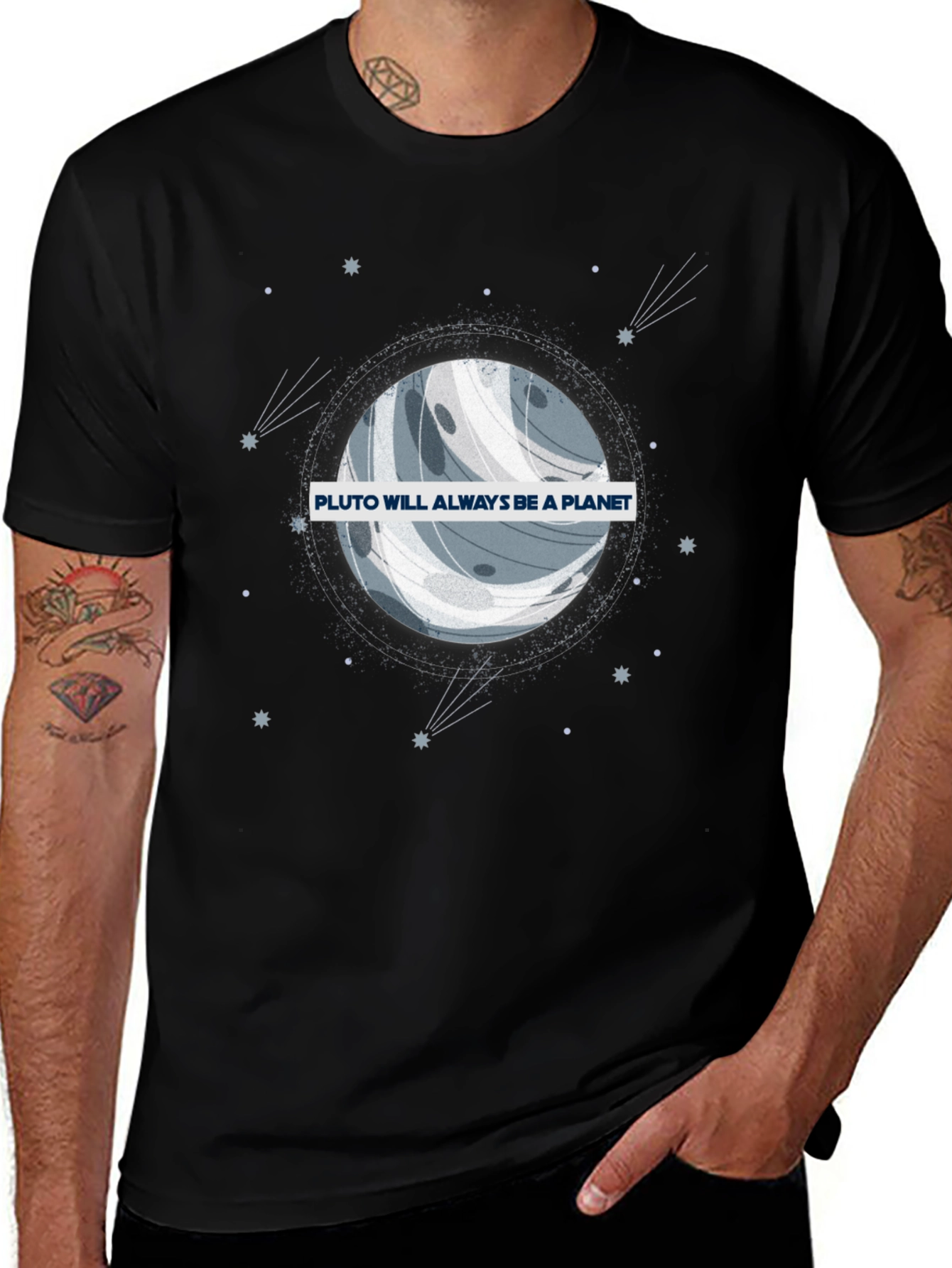 Pluto Will Always Be a Planet Graphic Tee