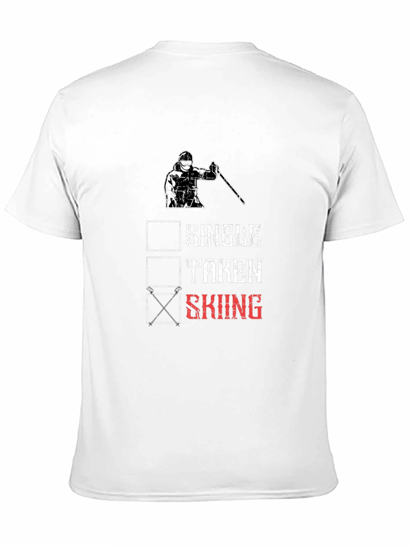 Skiing T-Shirt - Single Taken Skiing