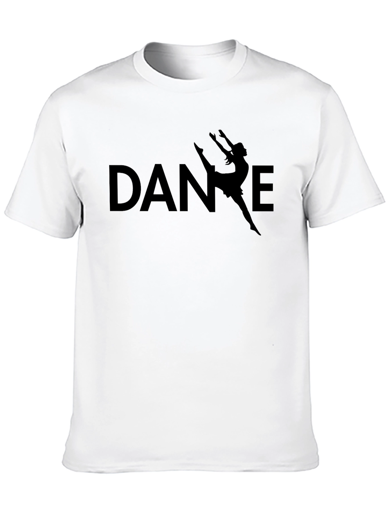 Dance Silhouette Graphic Tee - Black