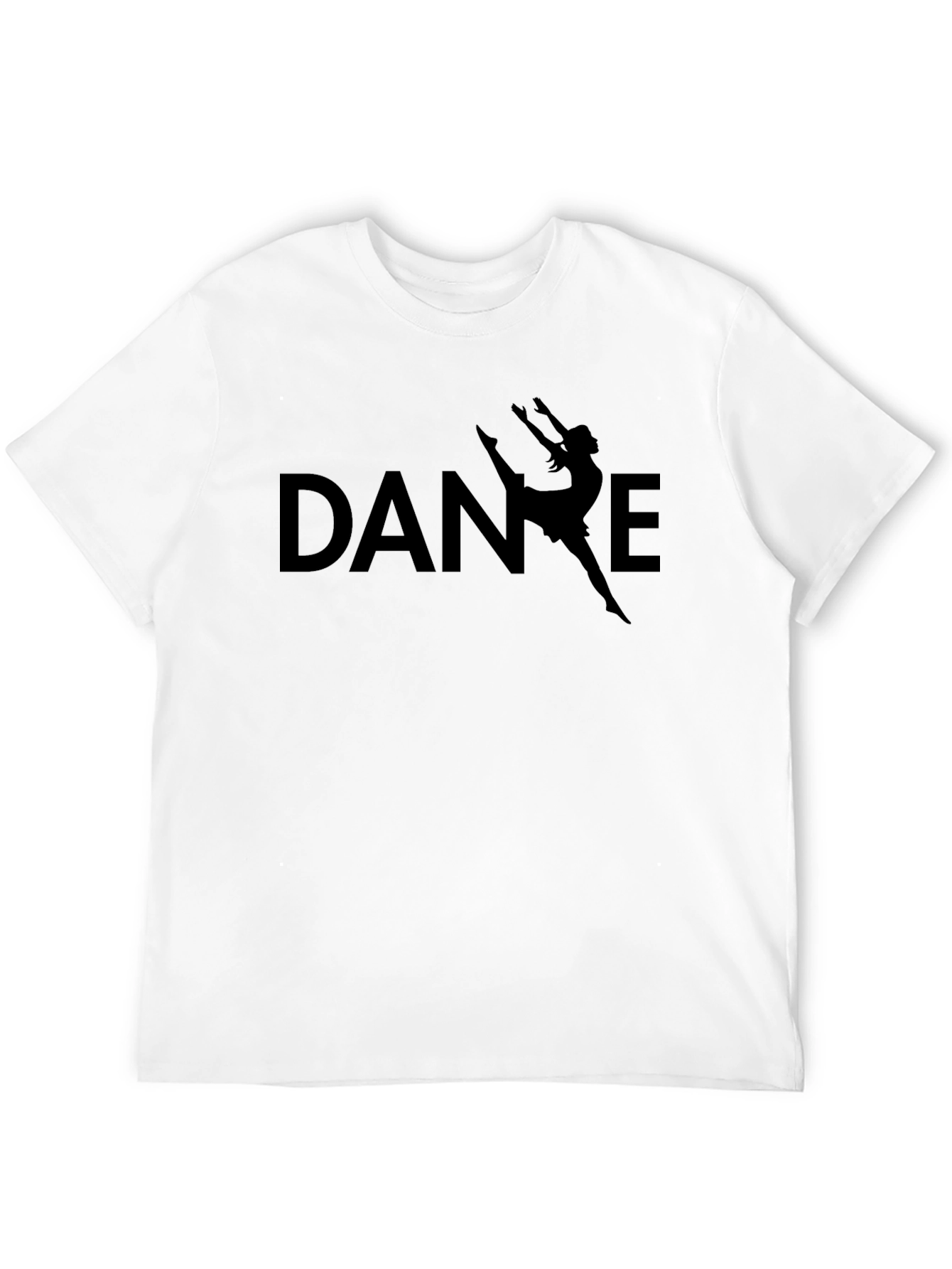 Dance Silhouette Graphic Tee - Black