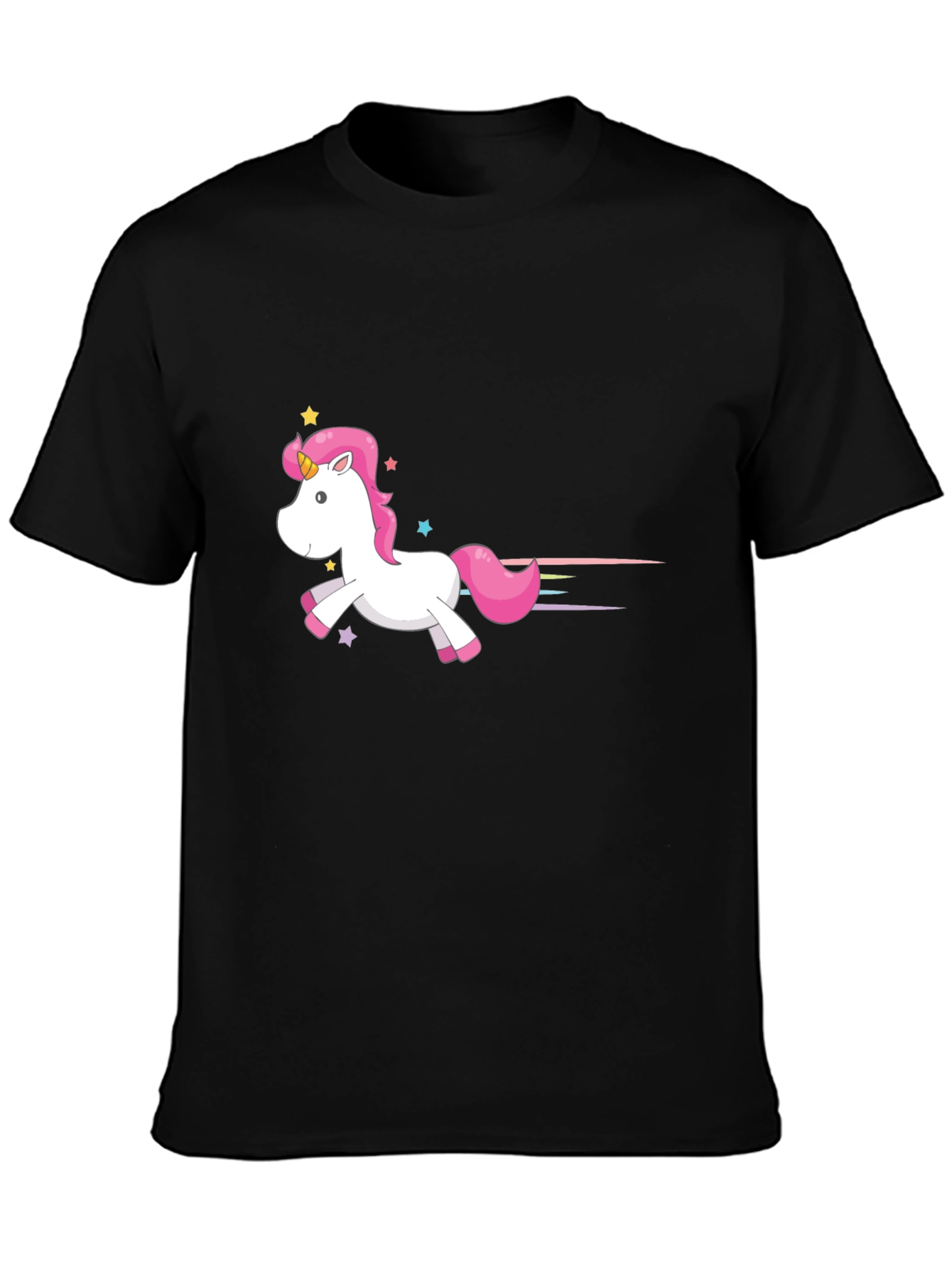 Unicorn Graphic Tee - Black