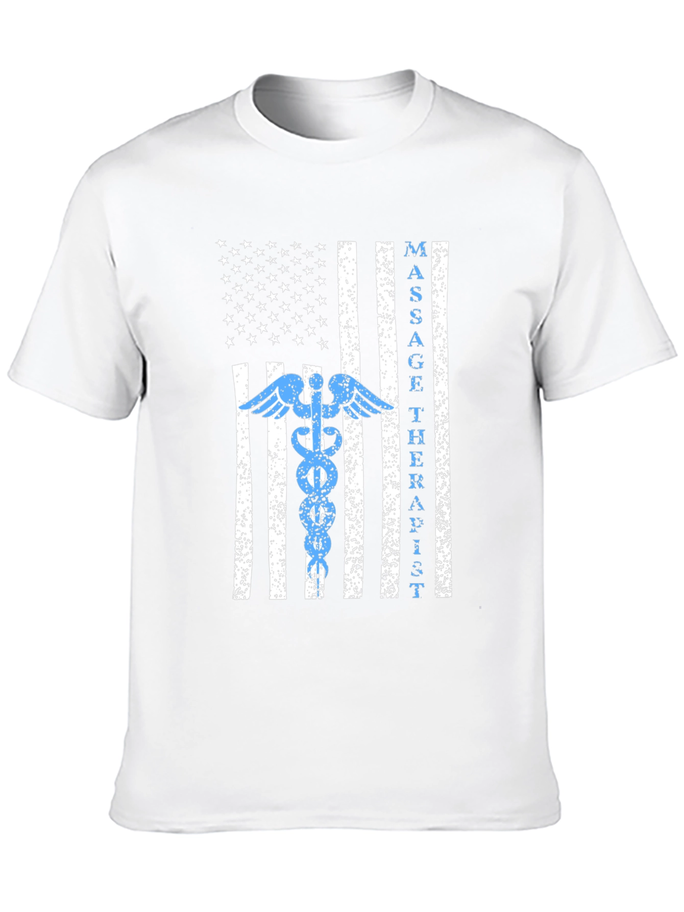 Massage Therapist American Flag T-Shirt