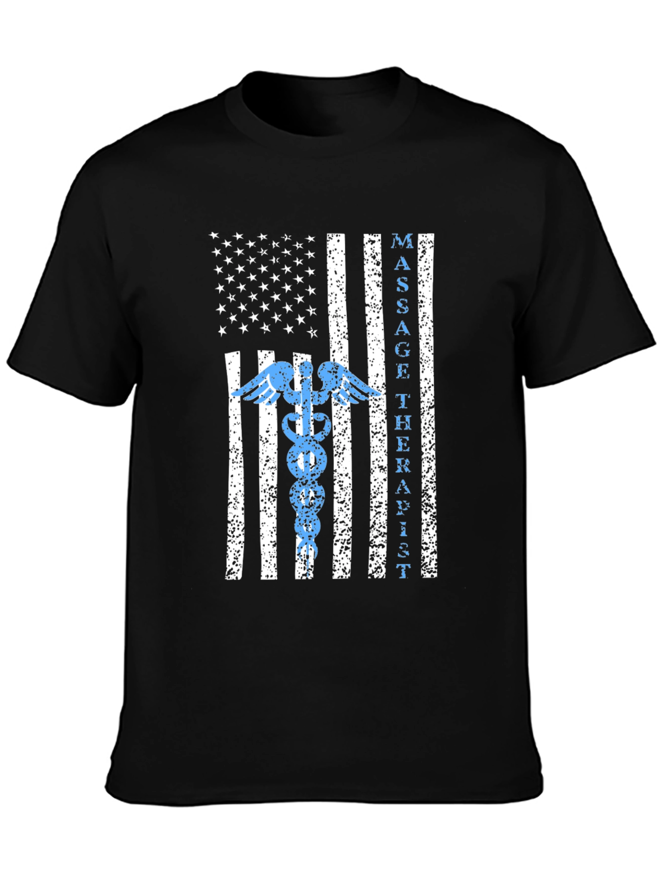 Massage Therapist American Flag T-Shirt