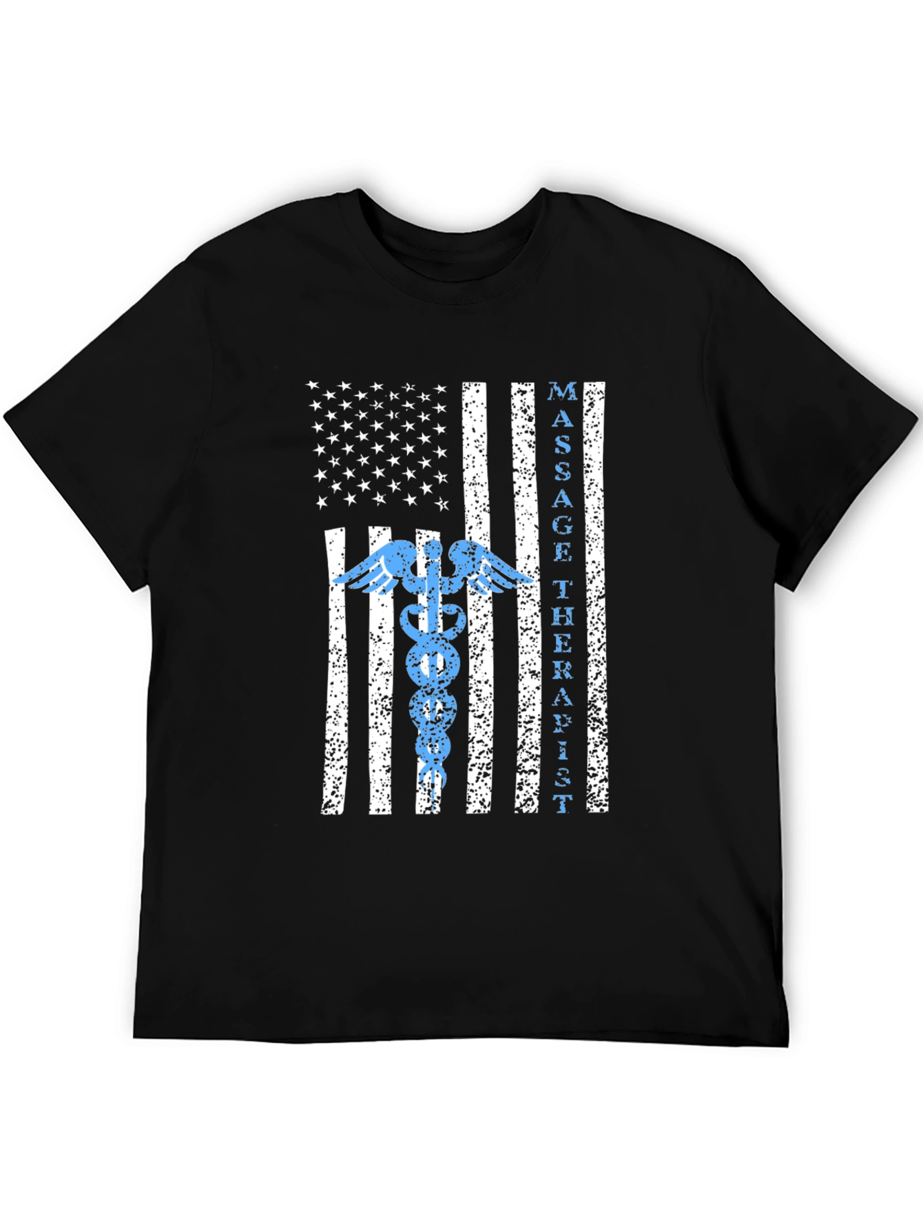 Massage Therapist American Flag T-Shirt