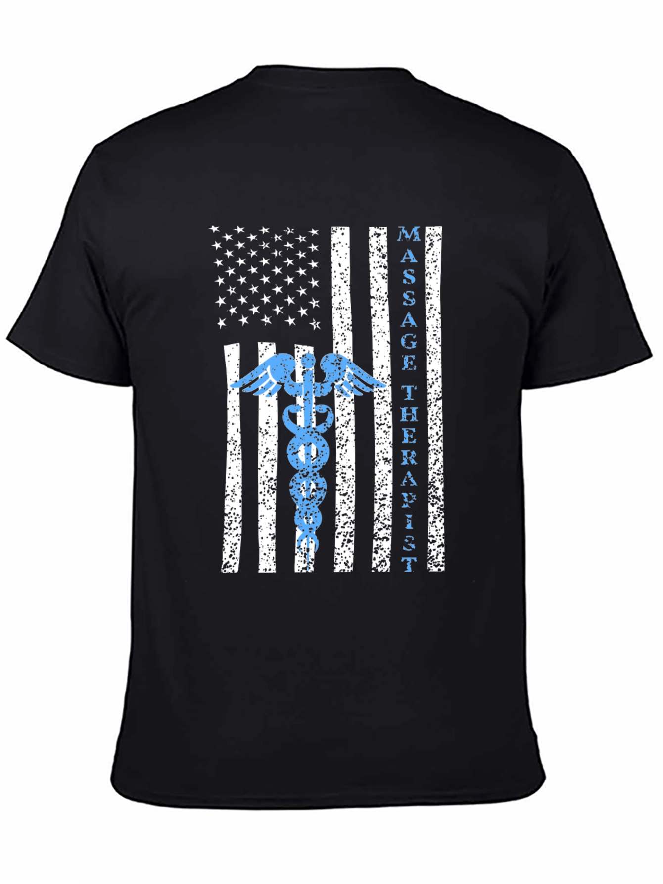 Massage Therapist American Flag T-Shirt