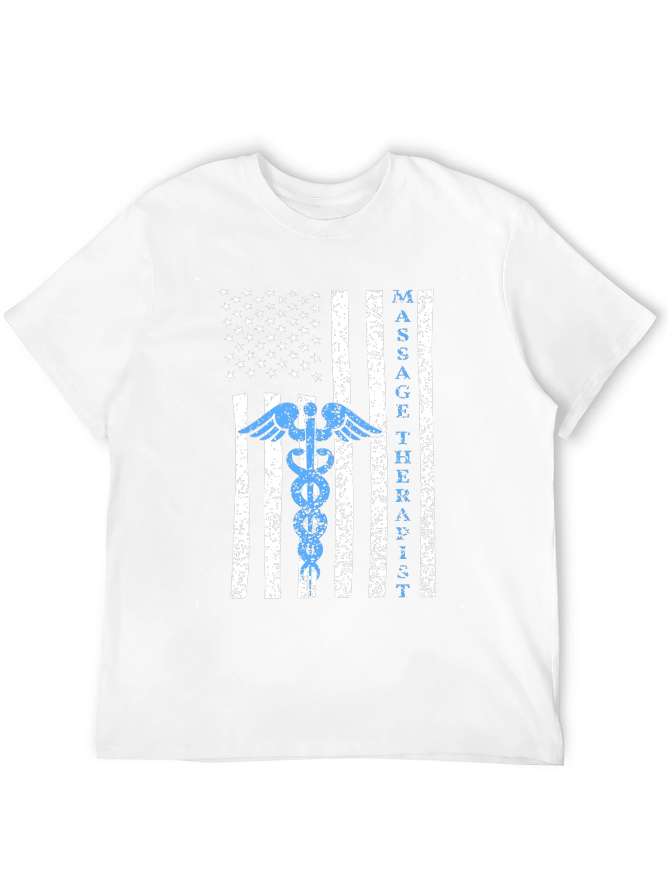 Massage Therapist American Flag T-Shirt