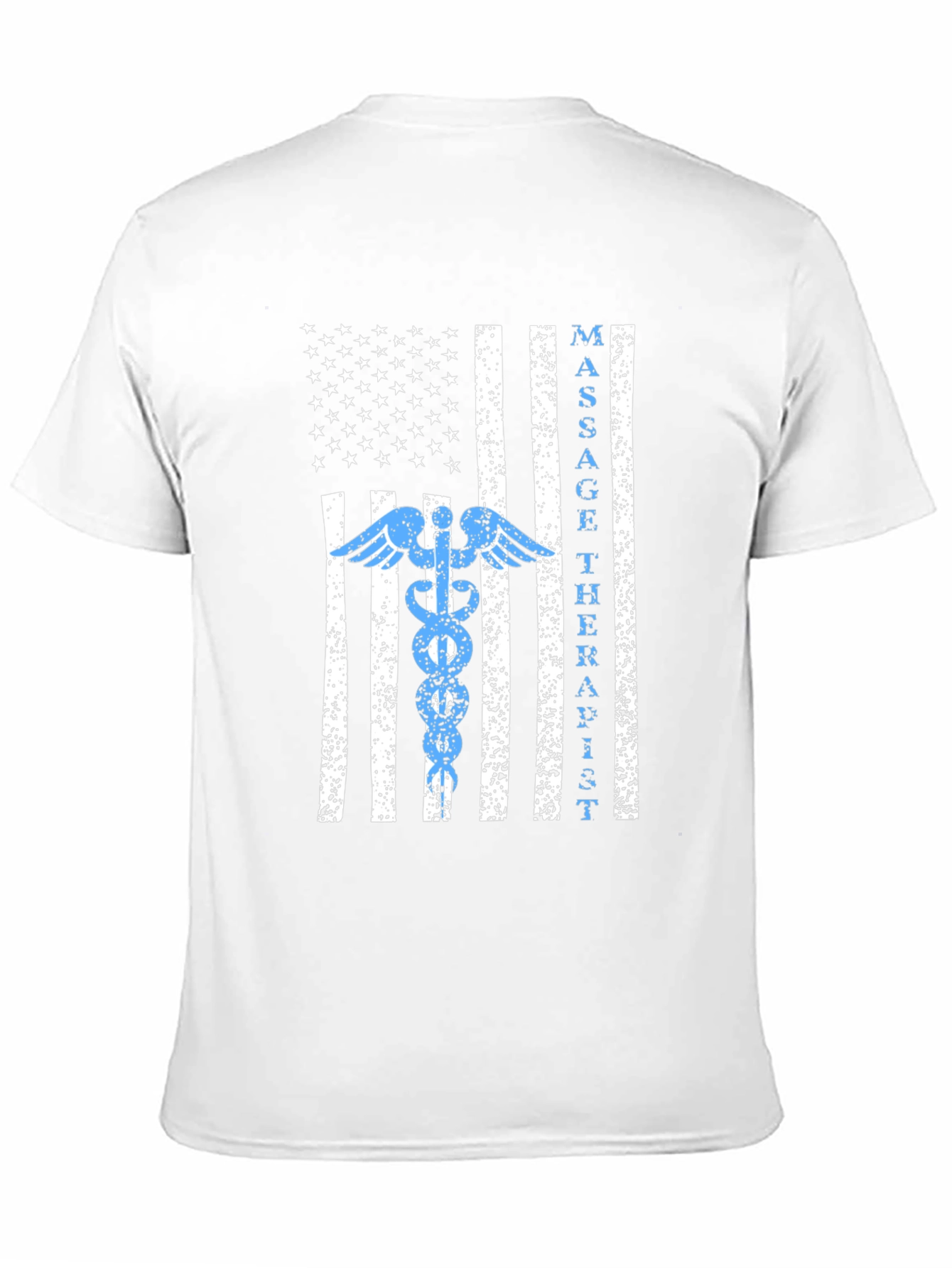 Massage Therapist American Flag T-Shirt