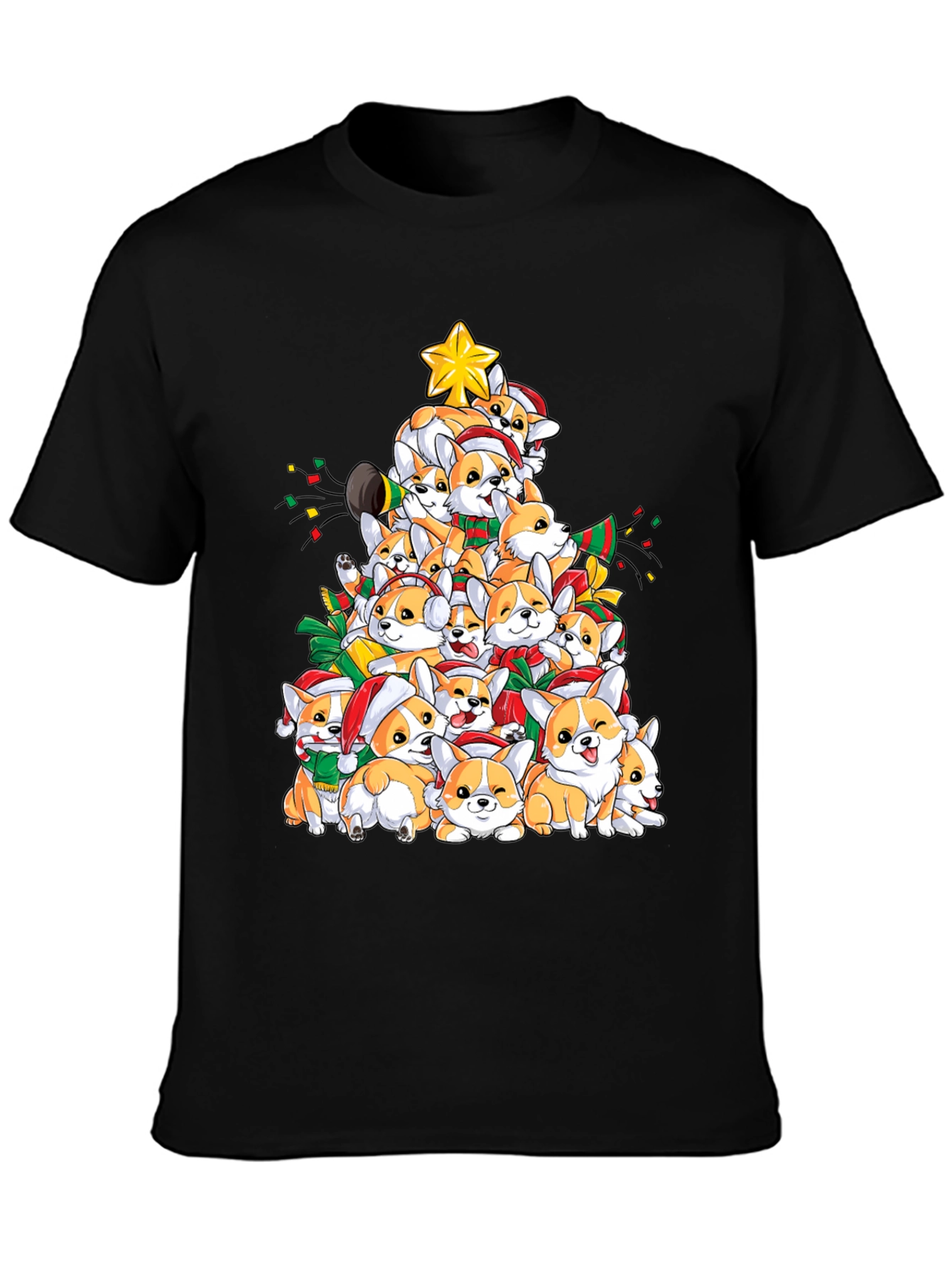 Corgi Christmas Tree T-Shirt