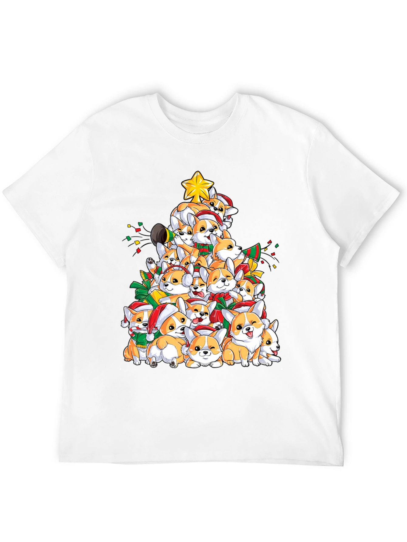 Corgi Christmas Tree T-Shirt
