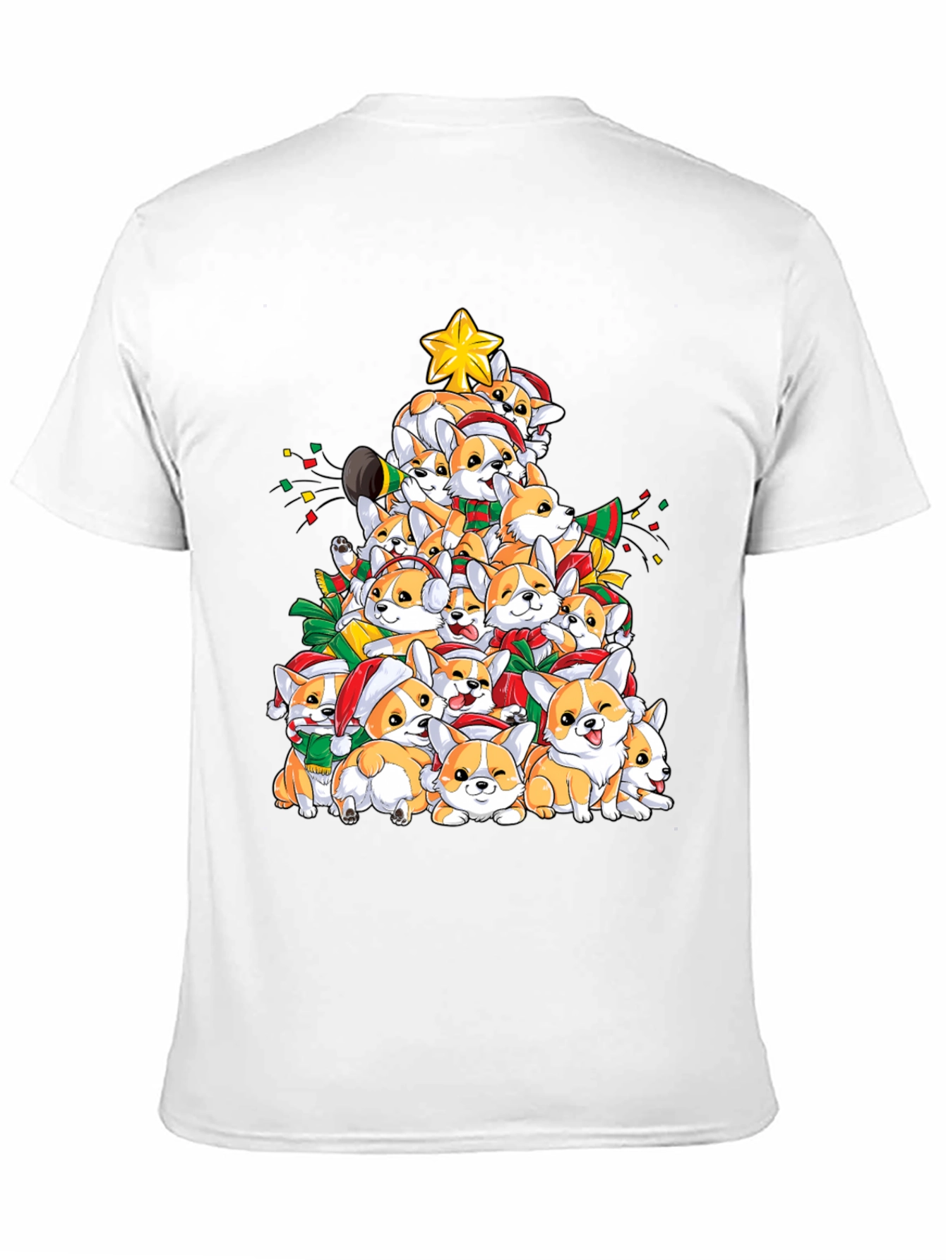 Corgi Christmas Tree T-Shirt