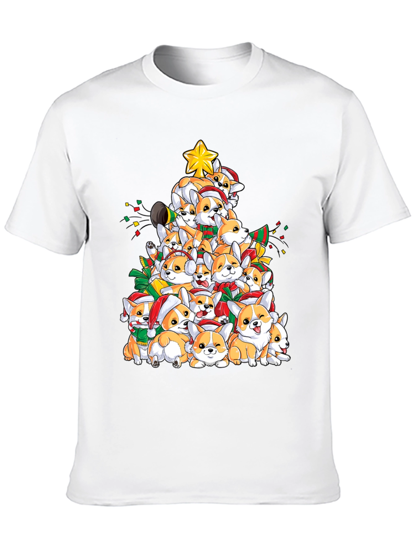 Corgi Christmas Tree T-Shirt