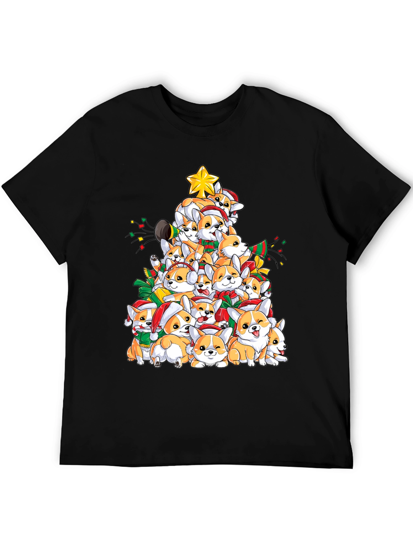 Corgi Christmas Tree T-Shirt