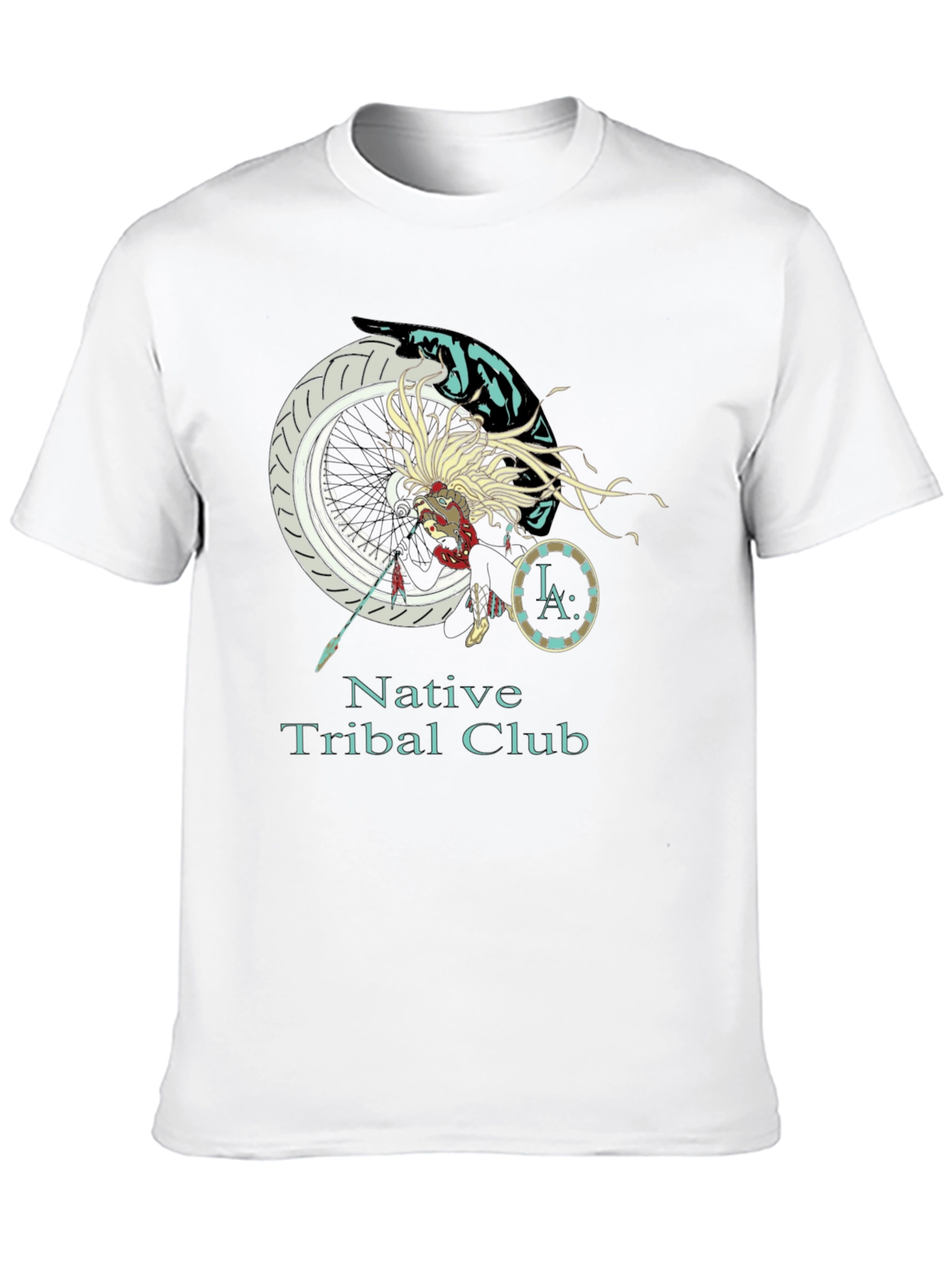 Native Tribal Club Graphic T-Shirt
