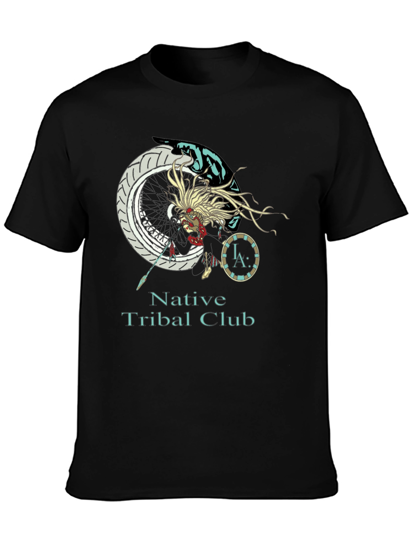 Native Tribal Club Graphic T-Shirt