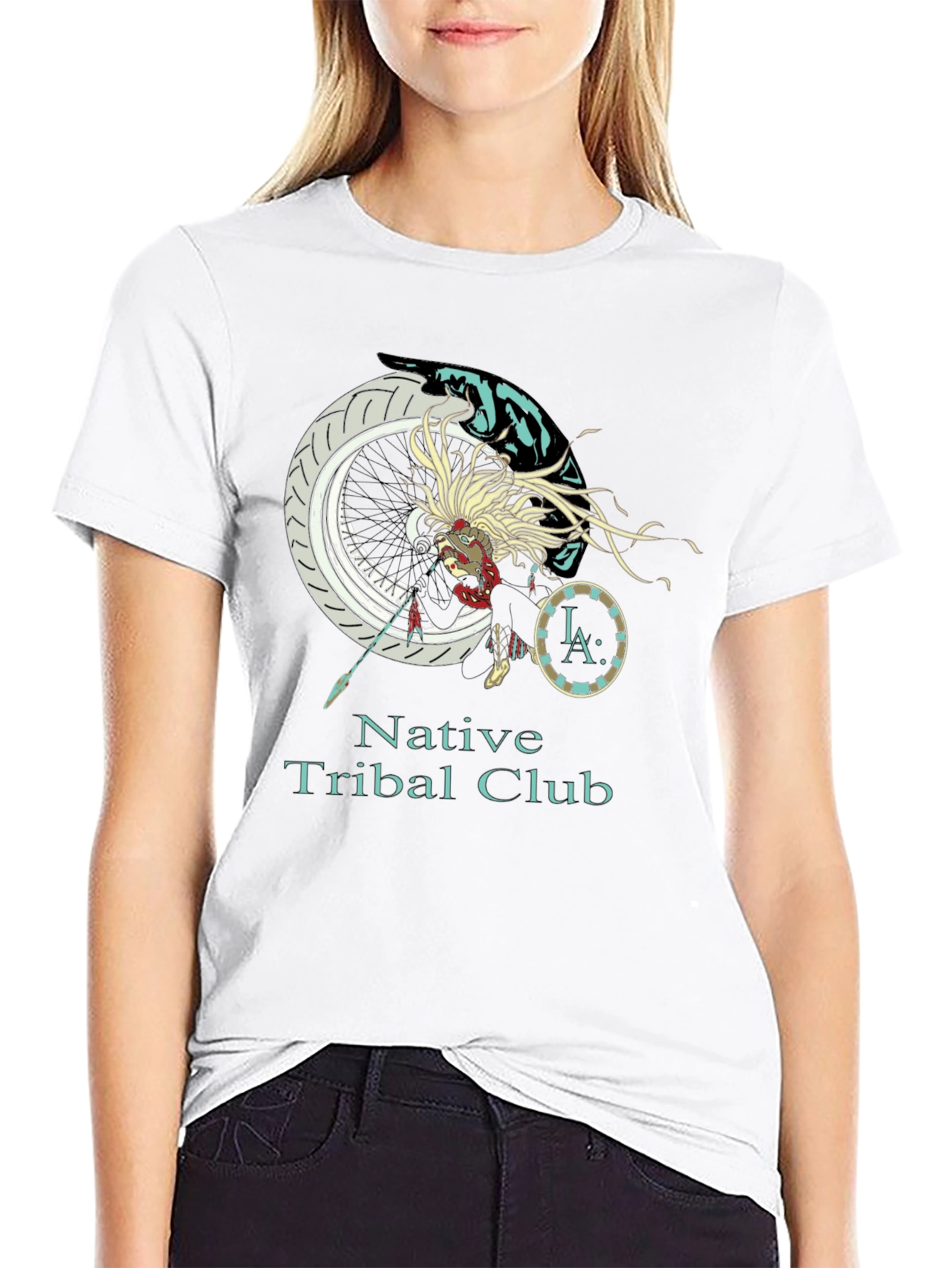 Native Tribal Club Graphic T-Shirt