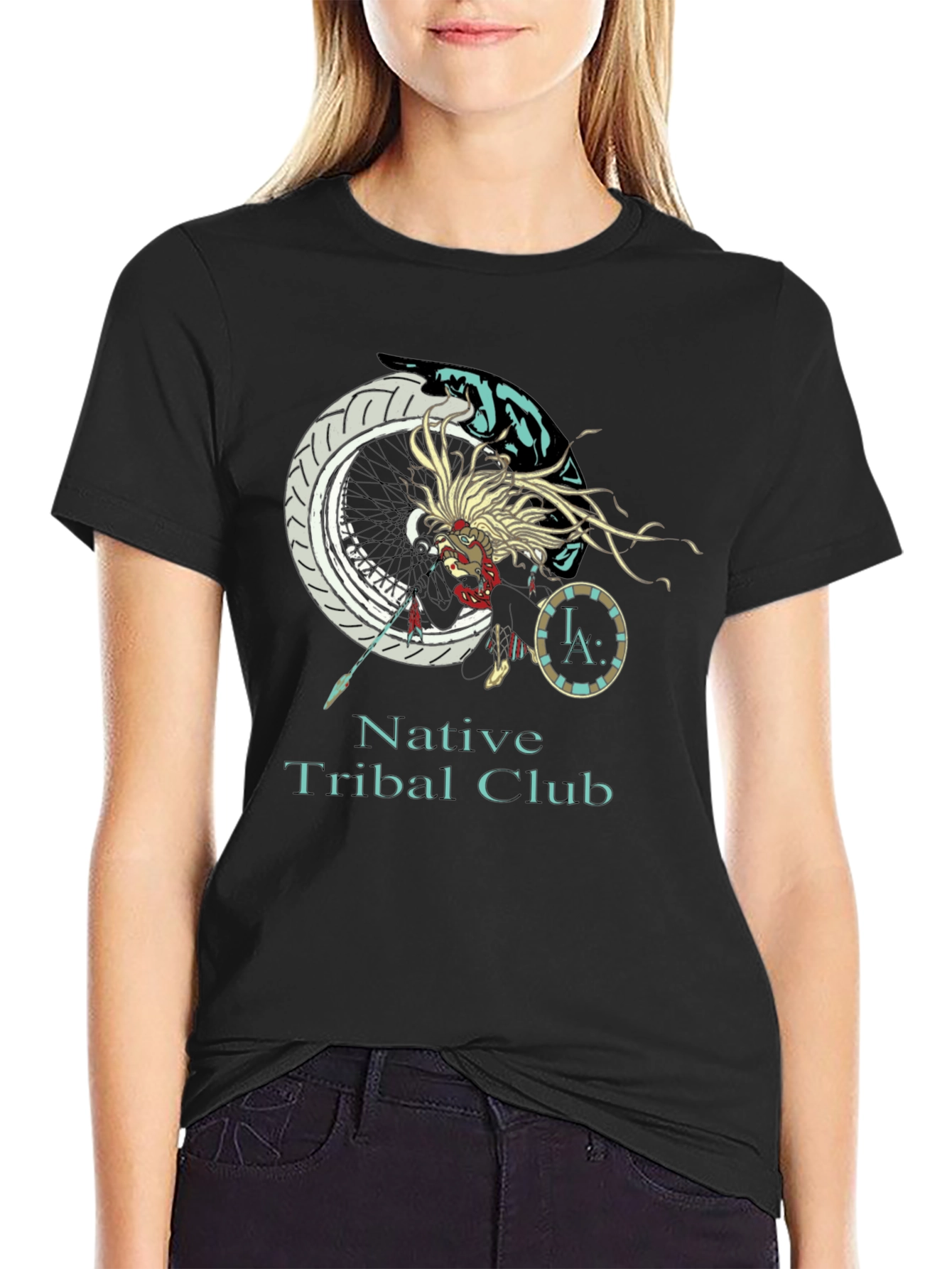 Native Tribal Club Graphic T-Shirt