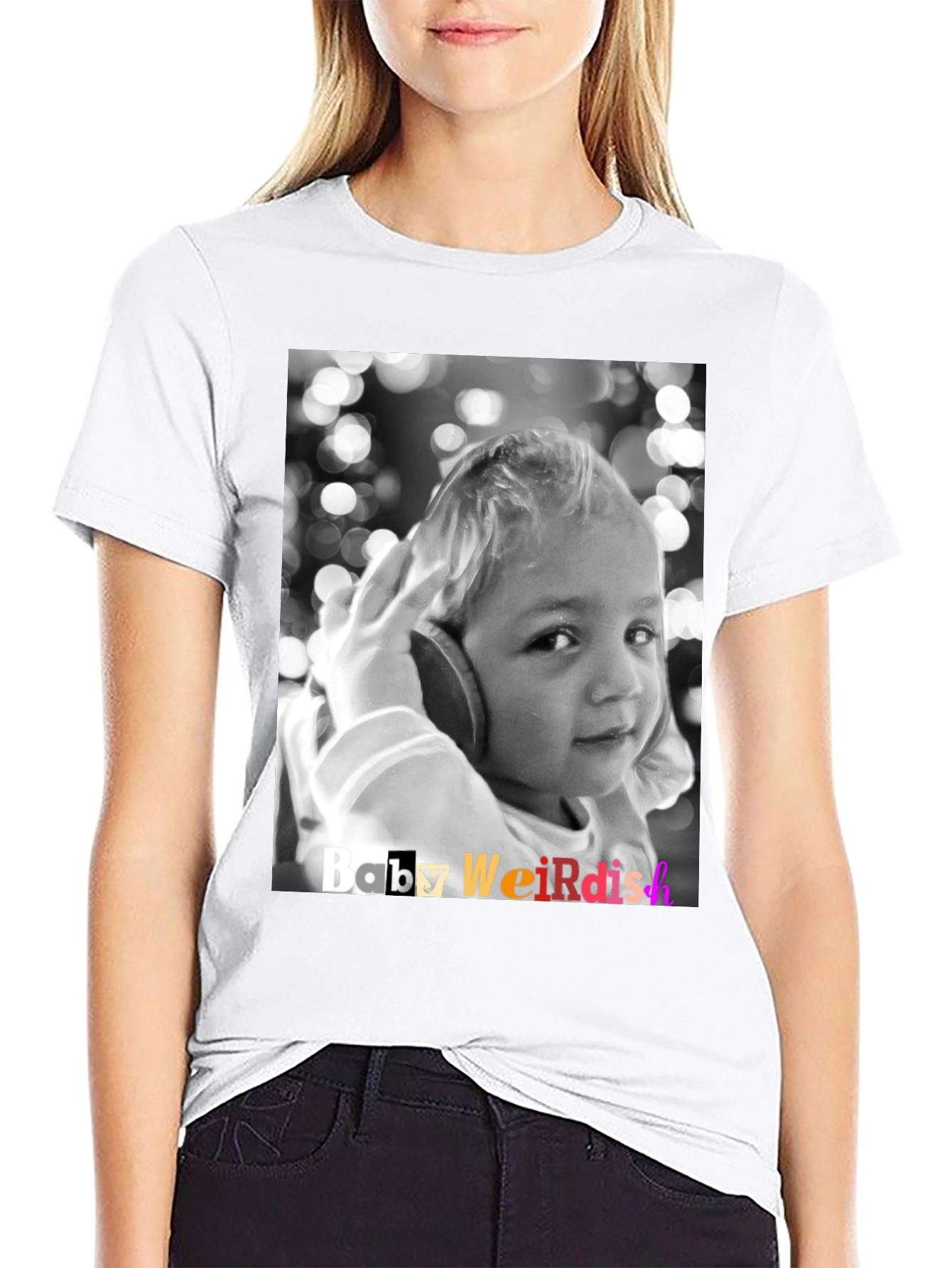 Baby Weirdish Graphic T-Shirt - Black