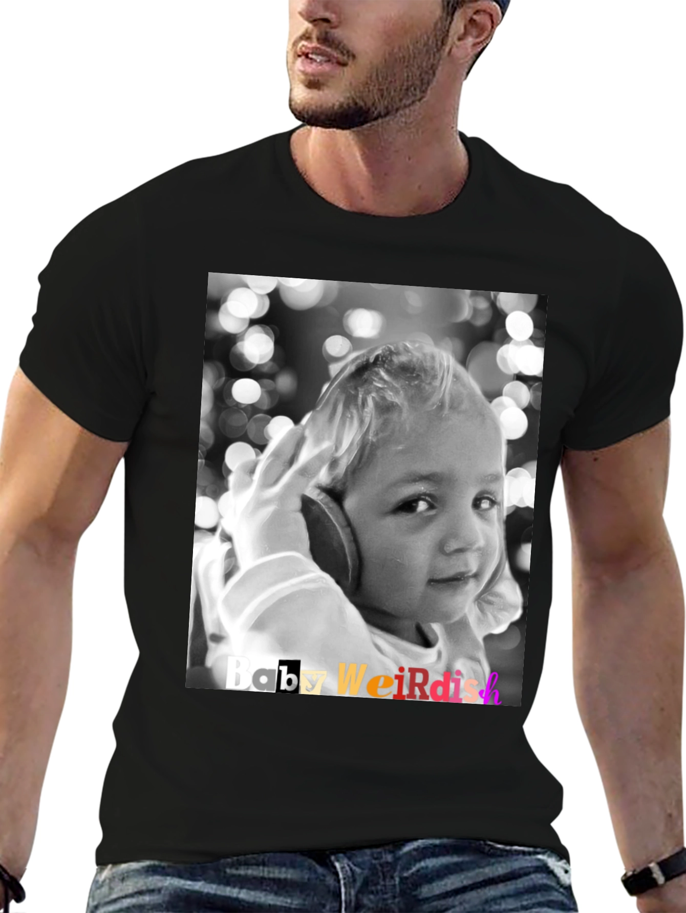 Baby Weirdish Graphic T-Shirt - Black