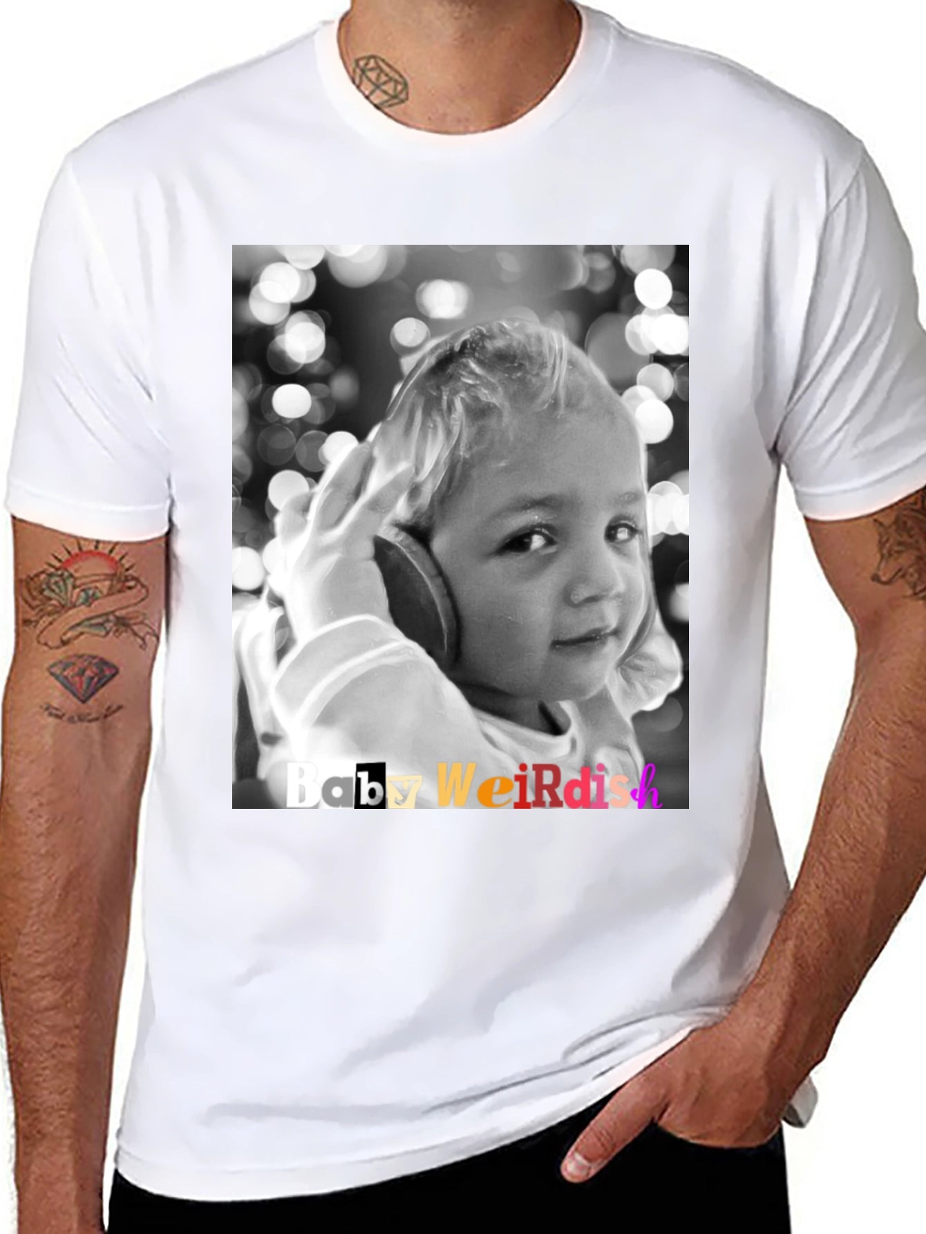 Baby Weirdish Graphic T-Shirt - Black