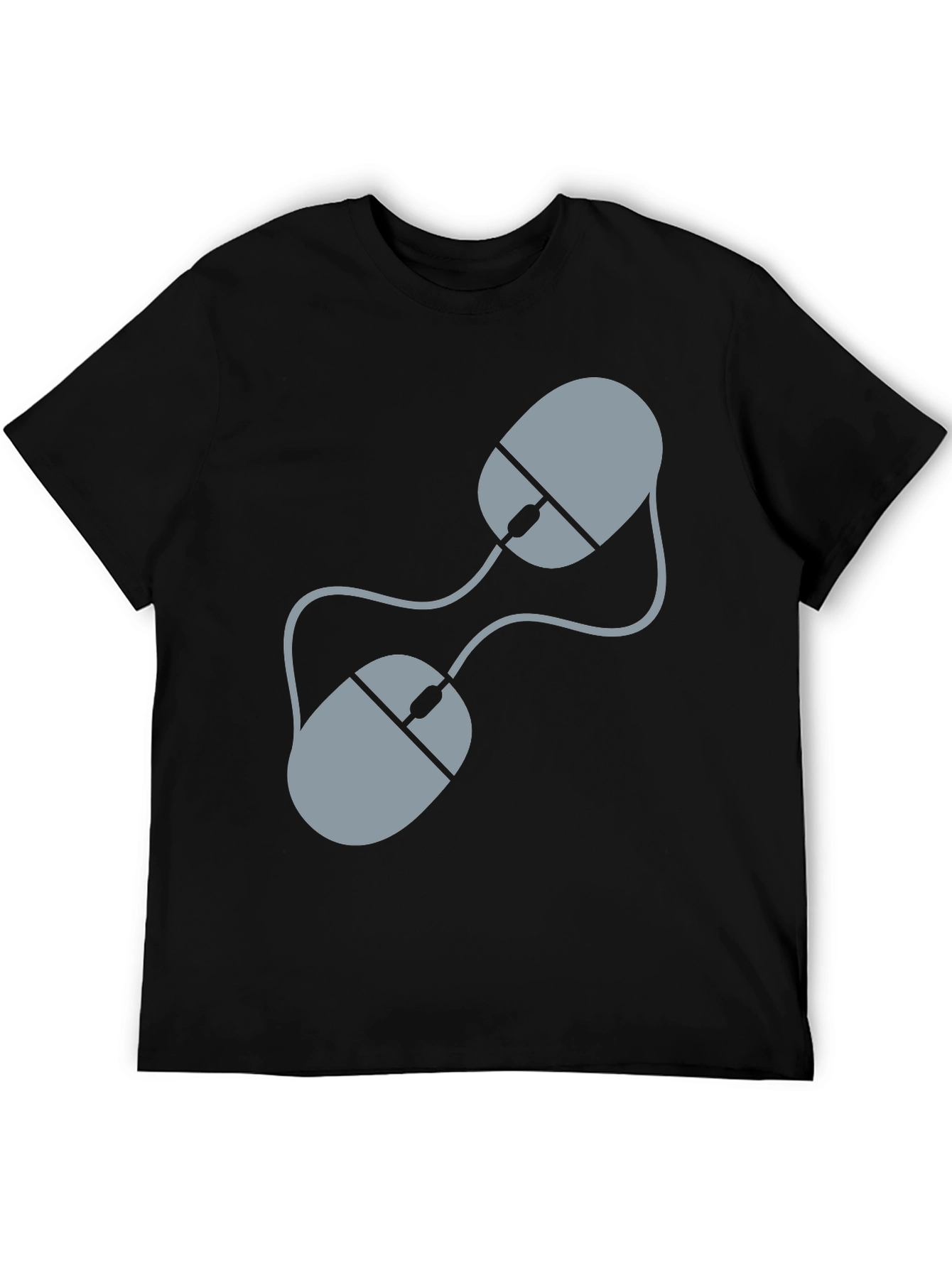 Double Mouse Graphic Tee - Gamer Style