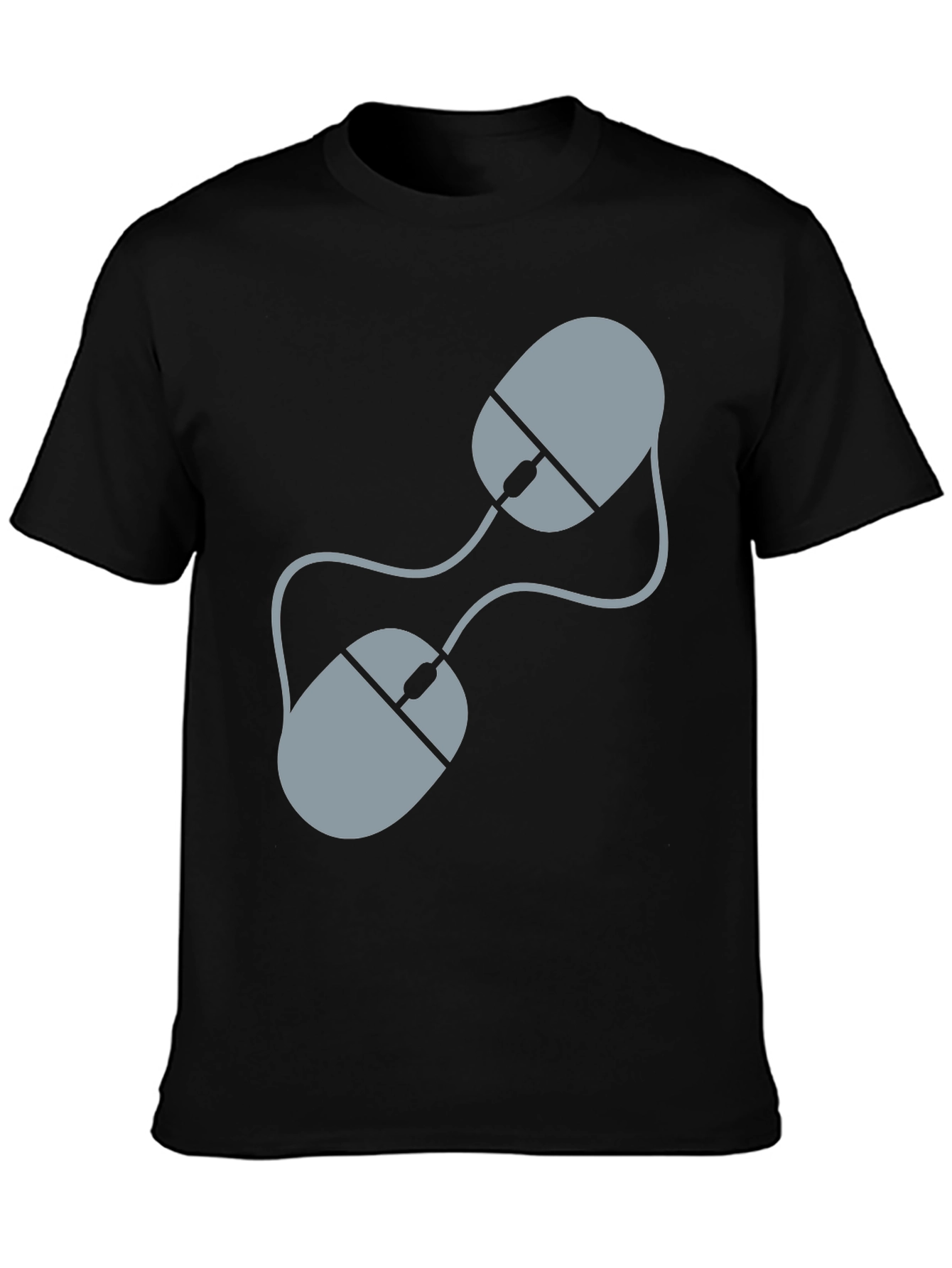 Double Mouse Graphic Tee - Gamer Style