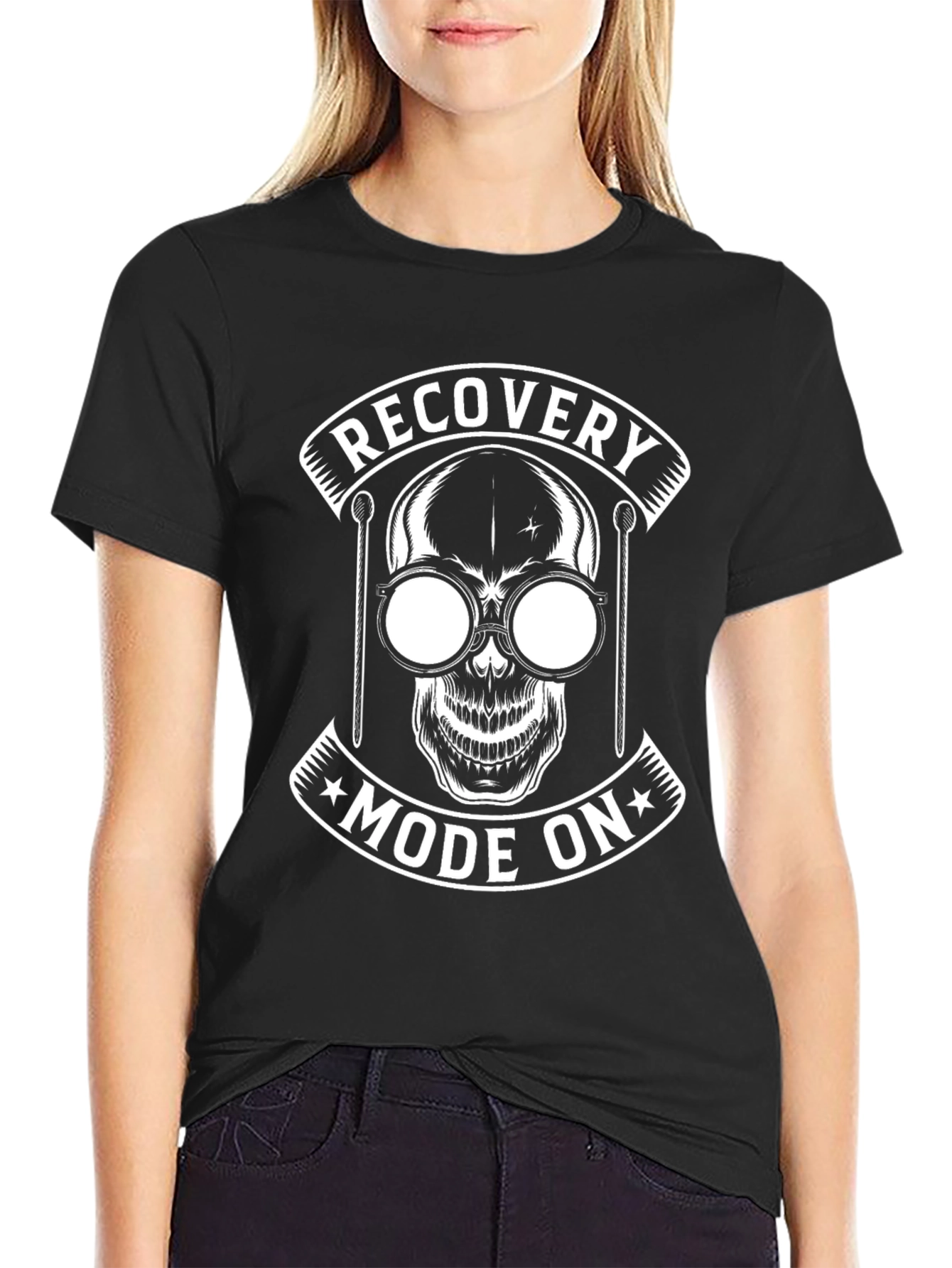 Recovery Mode On T-Shirt - Skull Graphic Tee