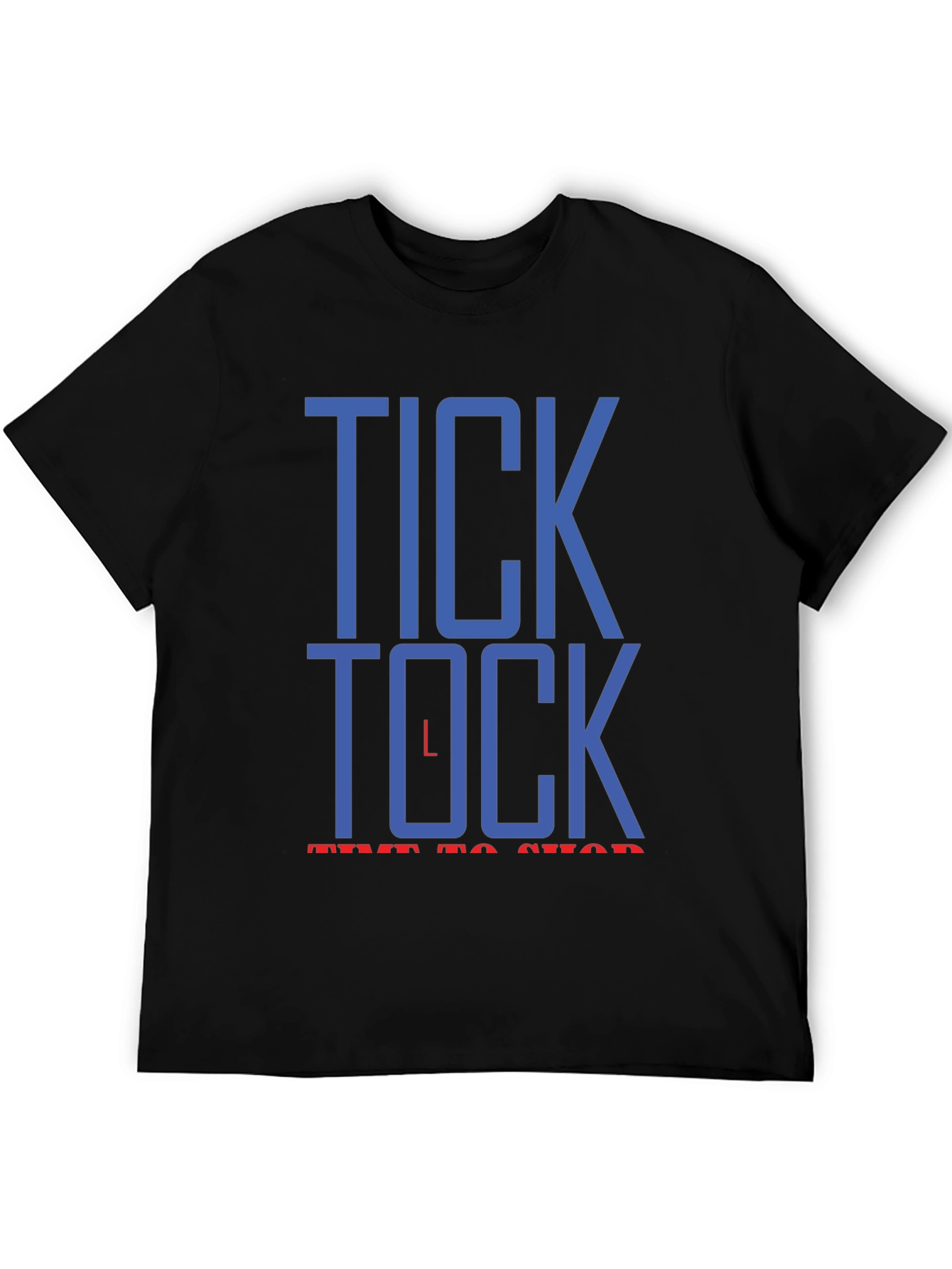 Tick Tock Time to Shop Graphic T-Shirt