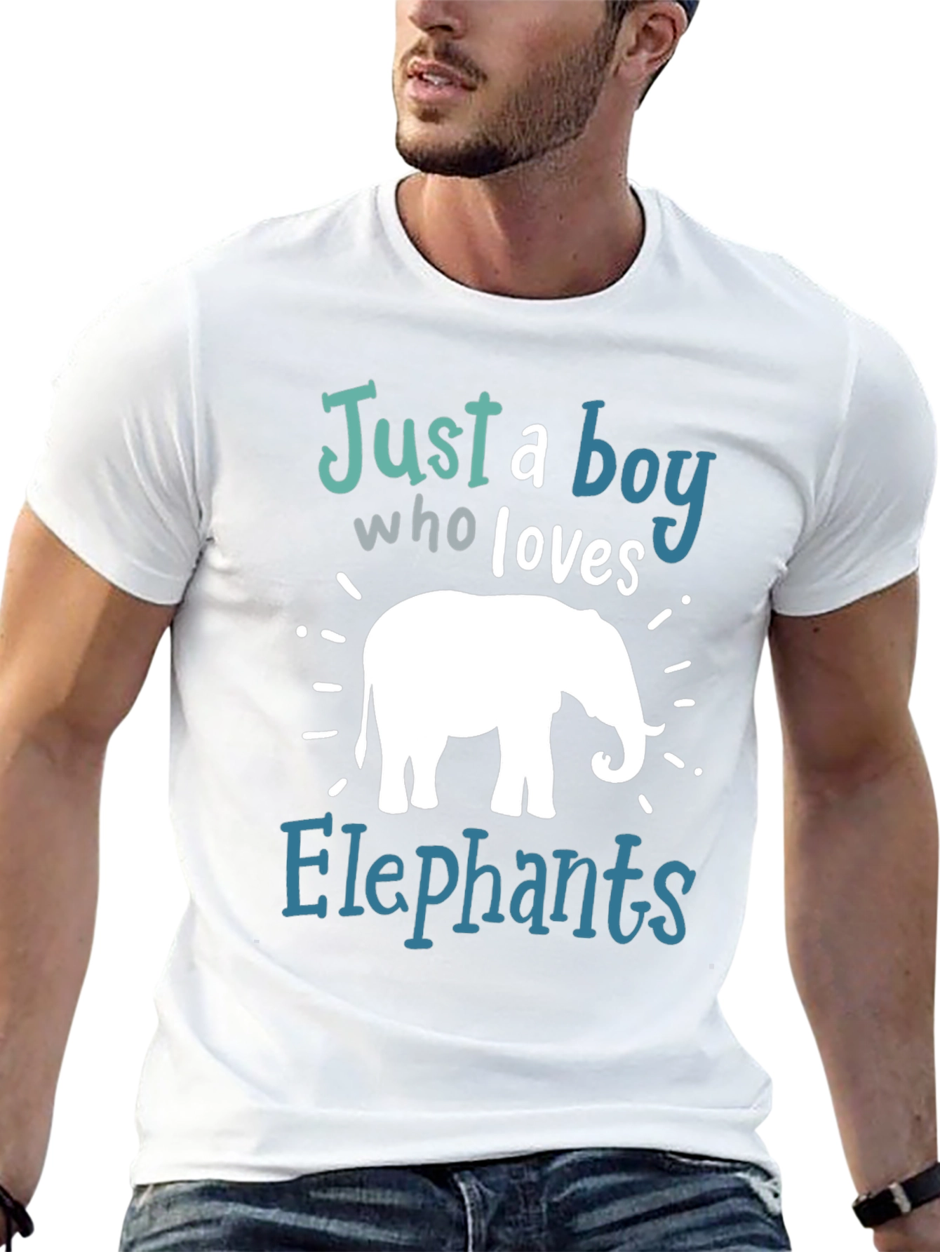 Boys Elephant Lover Graphic T-Shirt