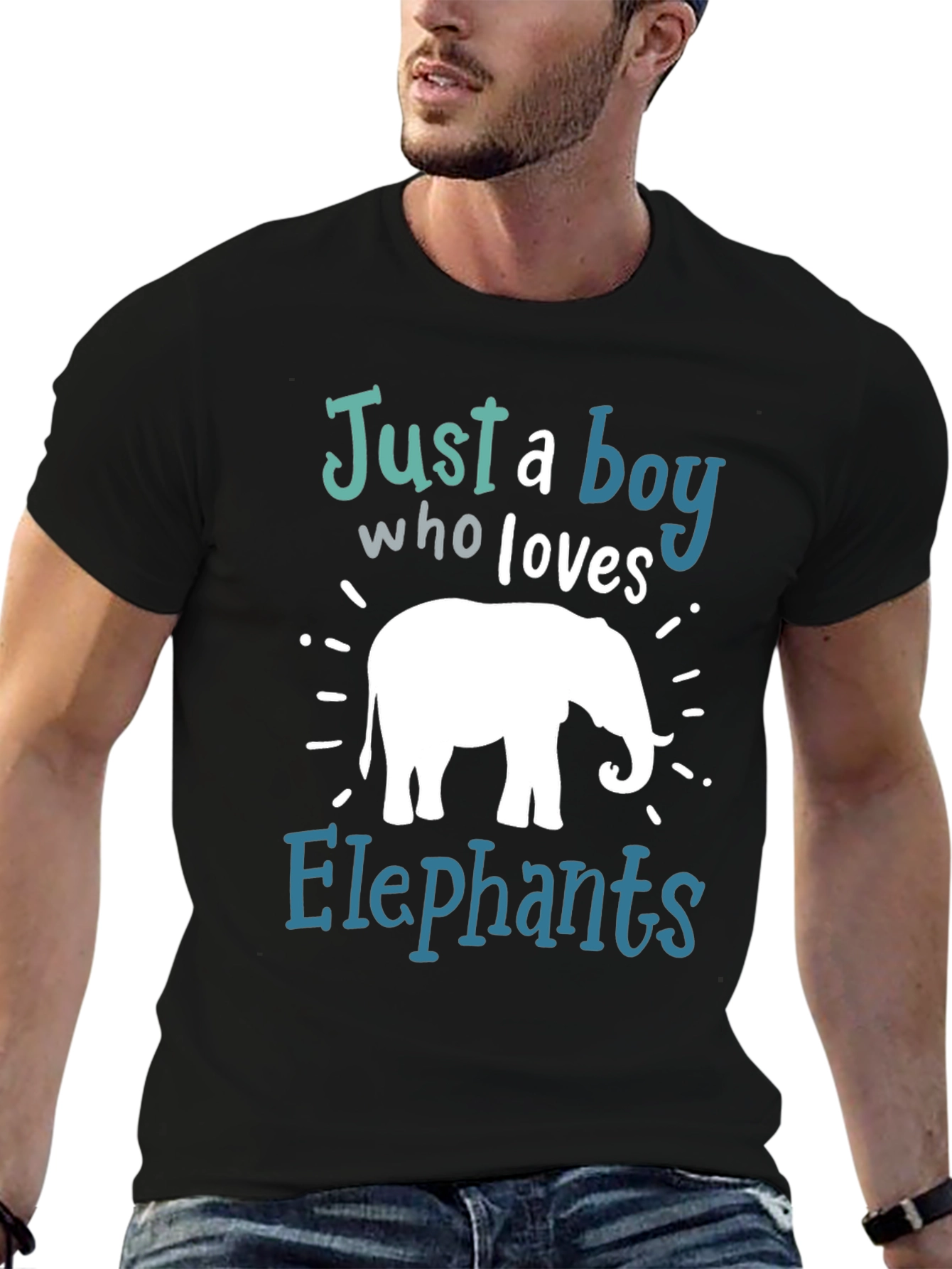 Boys Elephant Lover Graphic T-Shirt