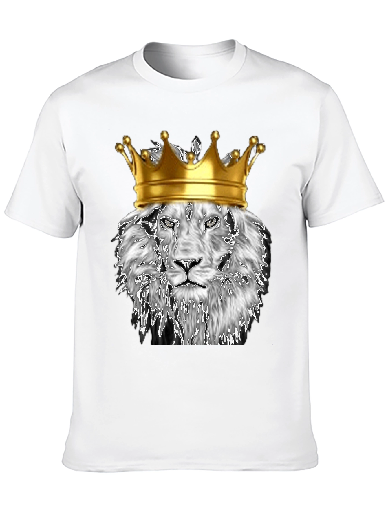 King Lion Graphic T-Shirt - Black