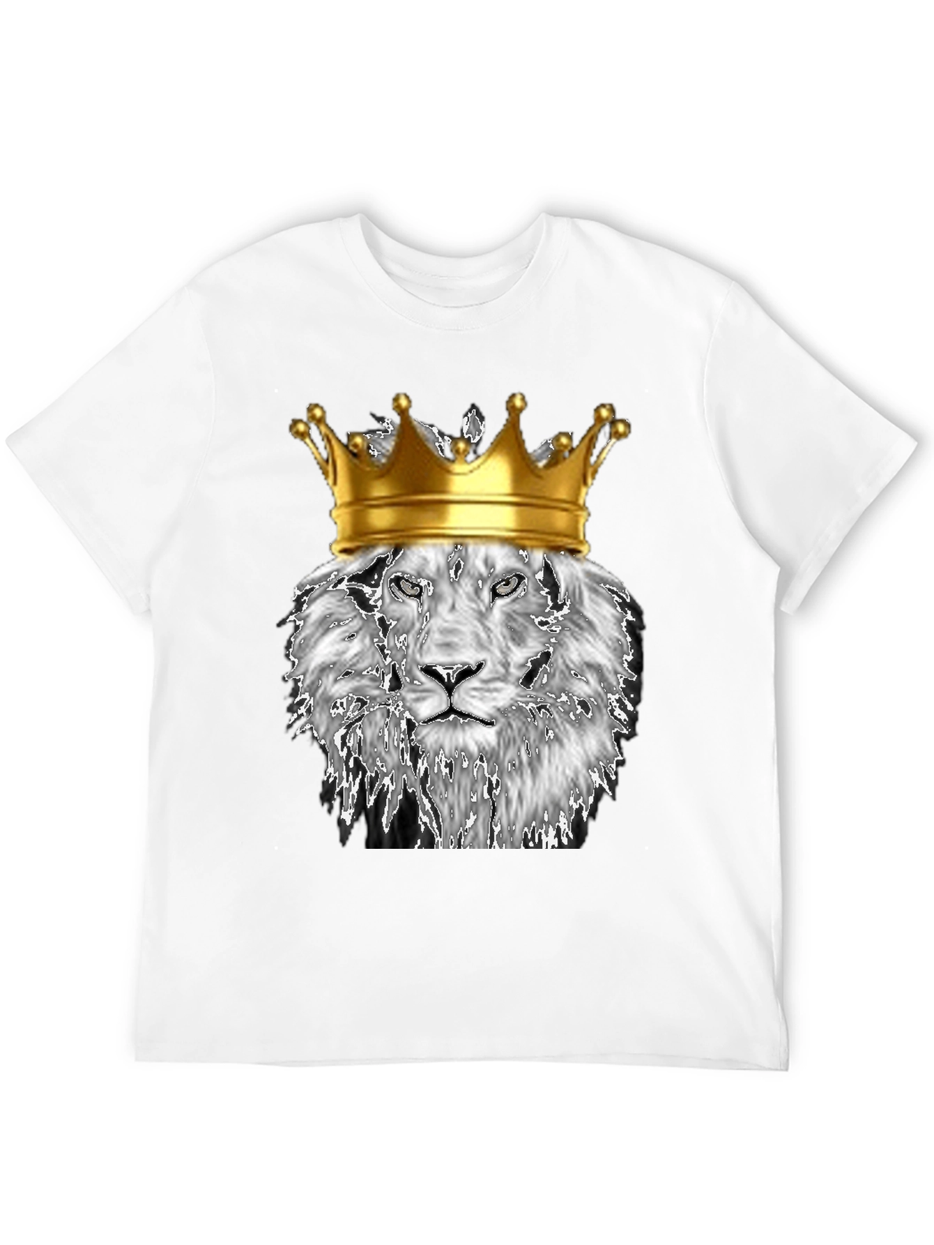 King Lion Graphic T-Shirt - Black