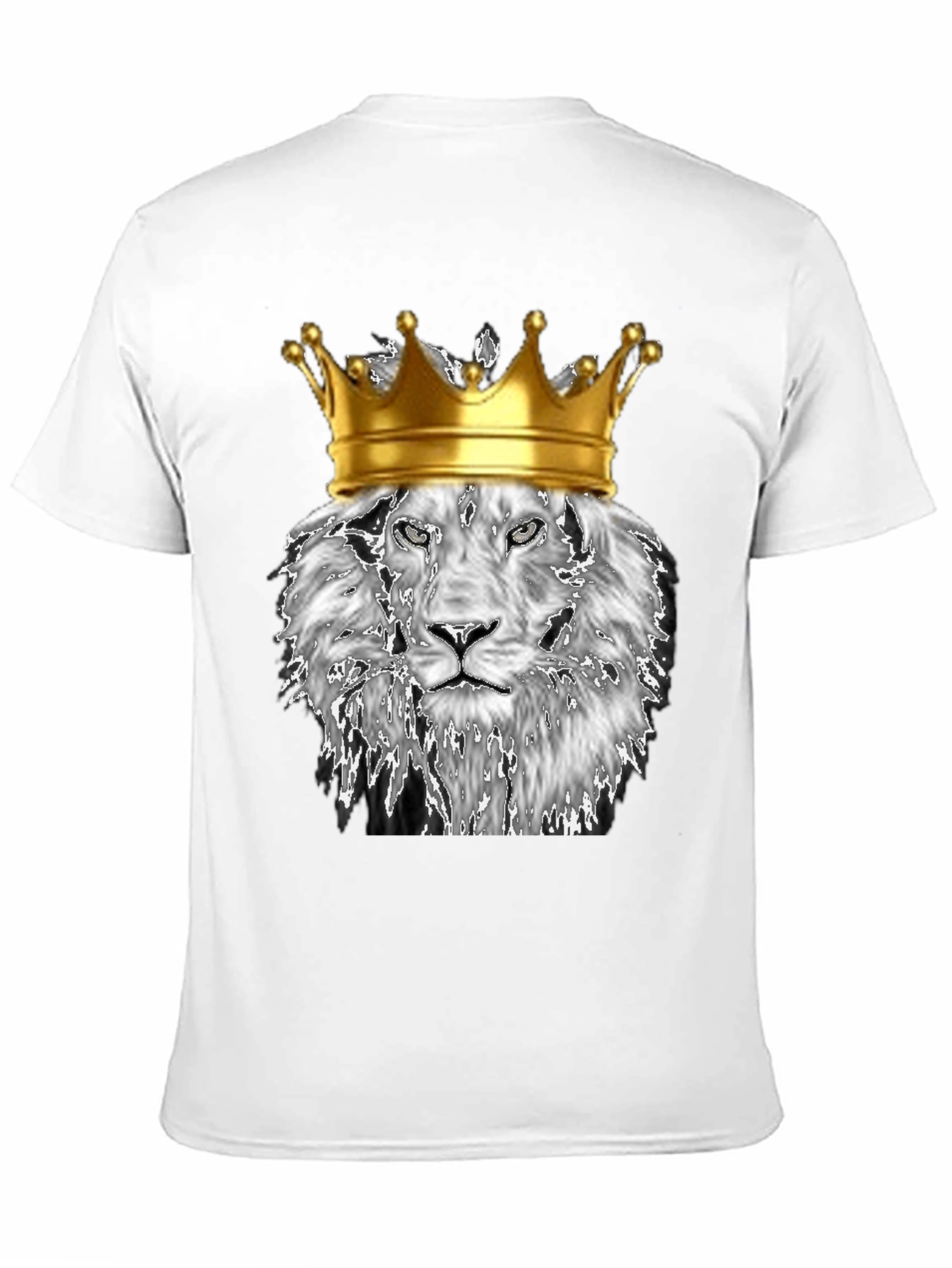 King Lion Graphic T-Shirt - Black