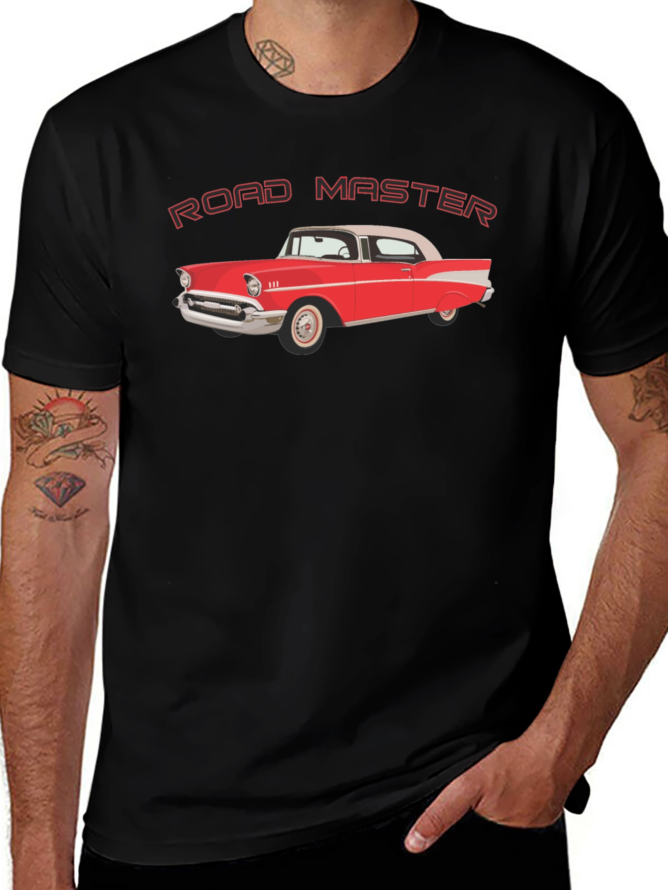 Road Master Classic Car Graphic T-Shirt