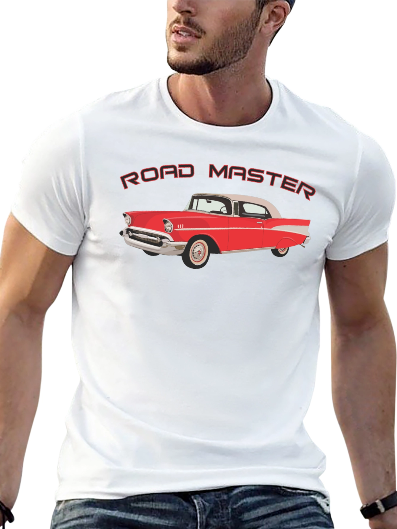 Road Master Classic Car Graphic T-Shirt