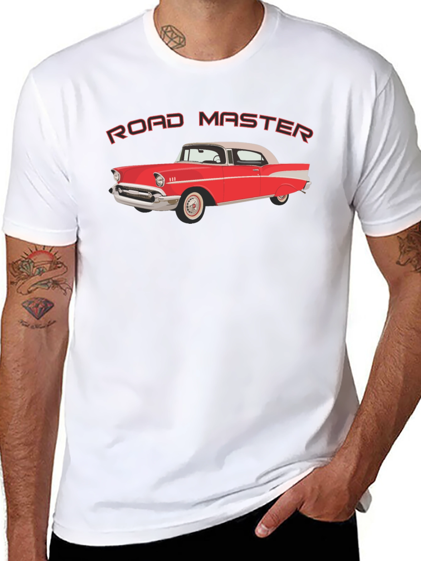 Road Master Classic Car Graphic T-Shirt
