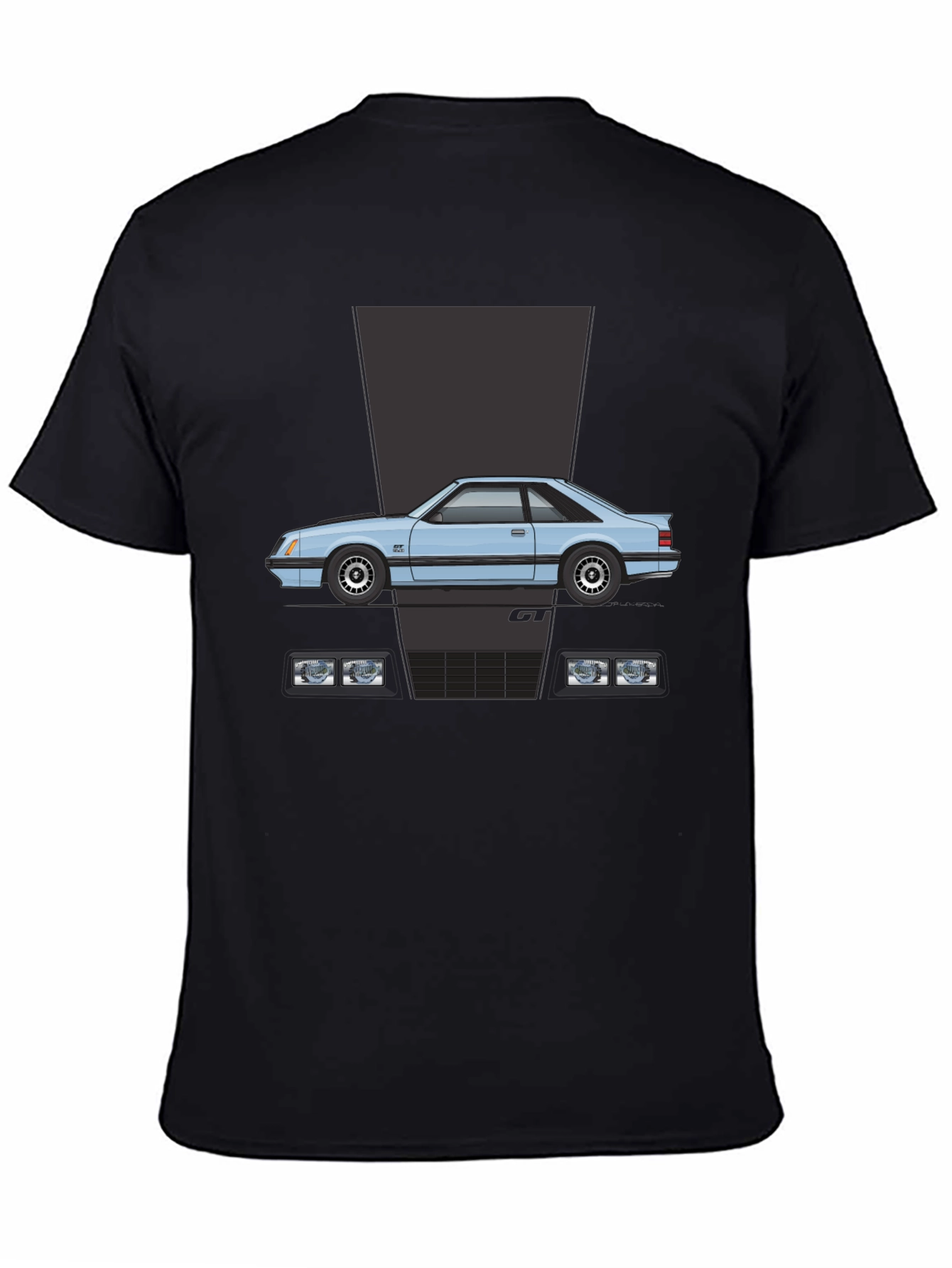 Retro Mustang GT T-Shirt - Classic Car Tee