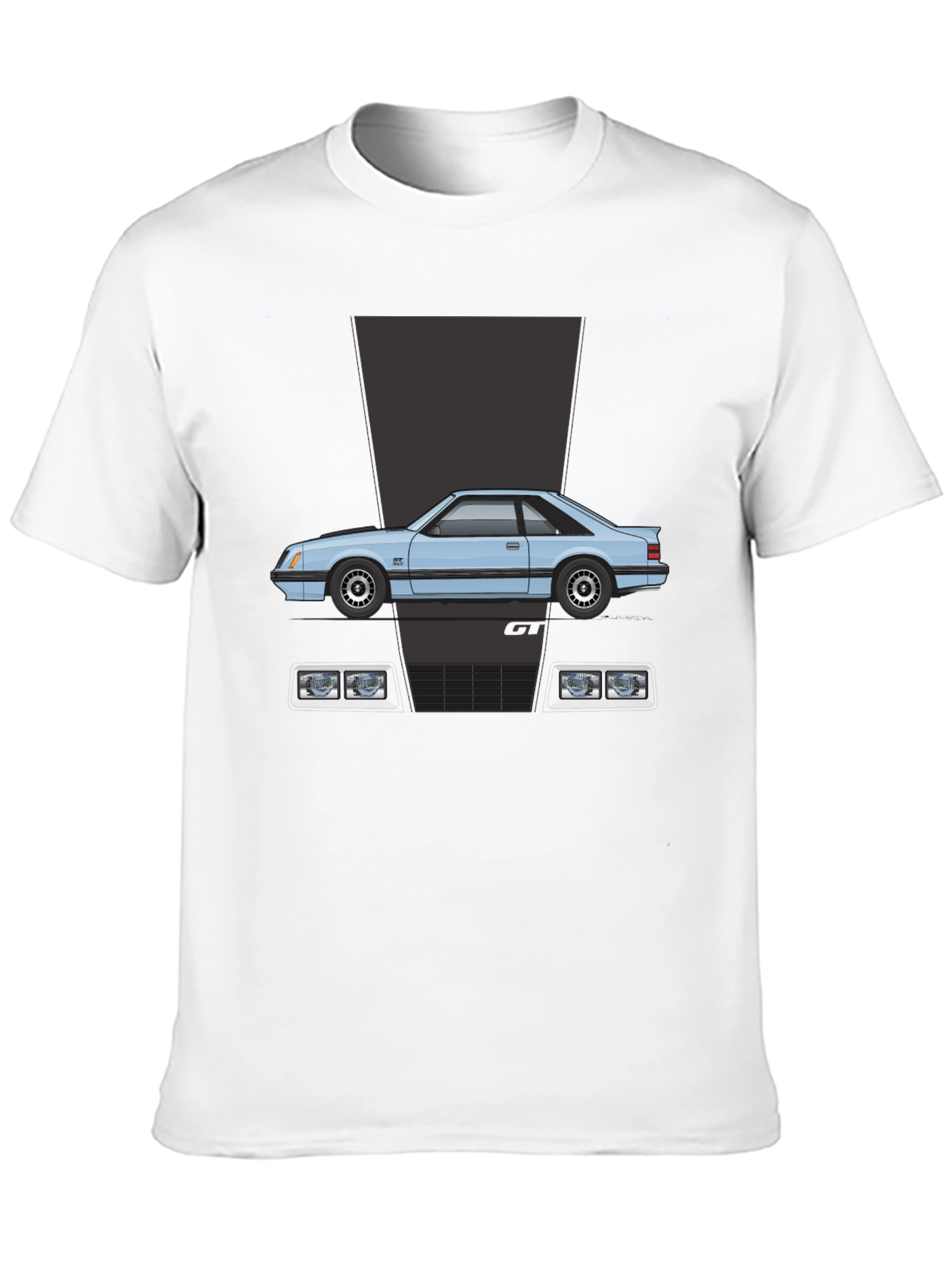Retro Mustang GT T-Shirt - Classic Car Tee