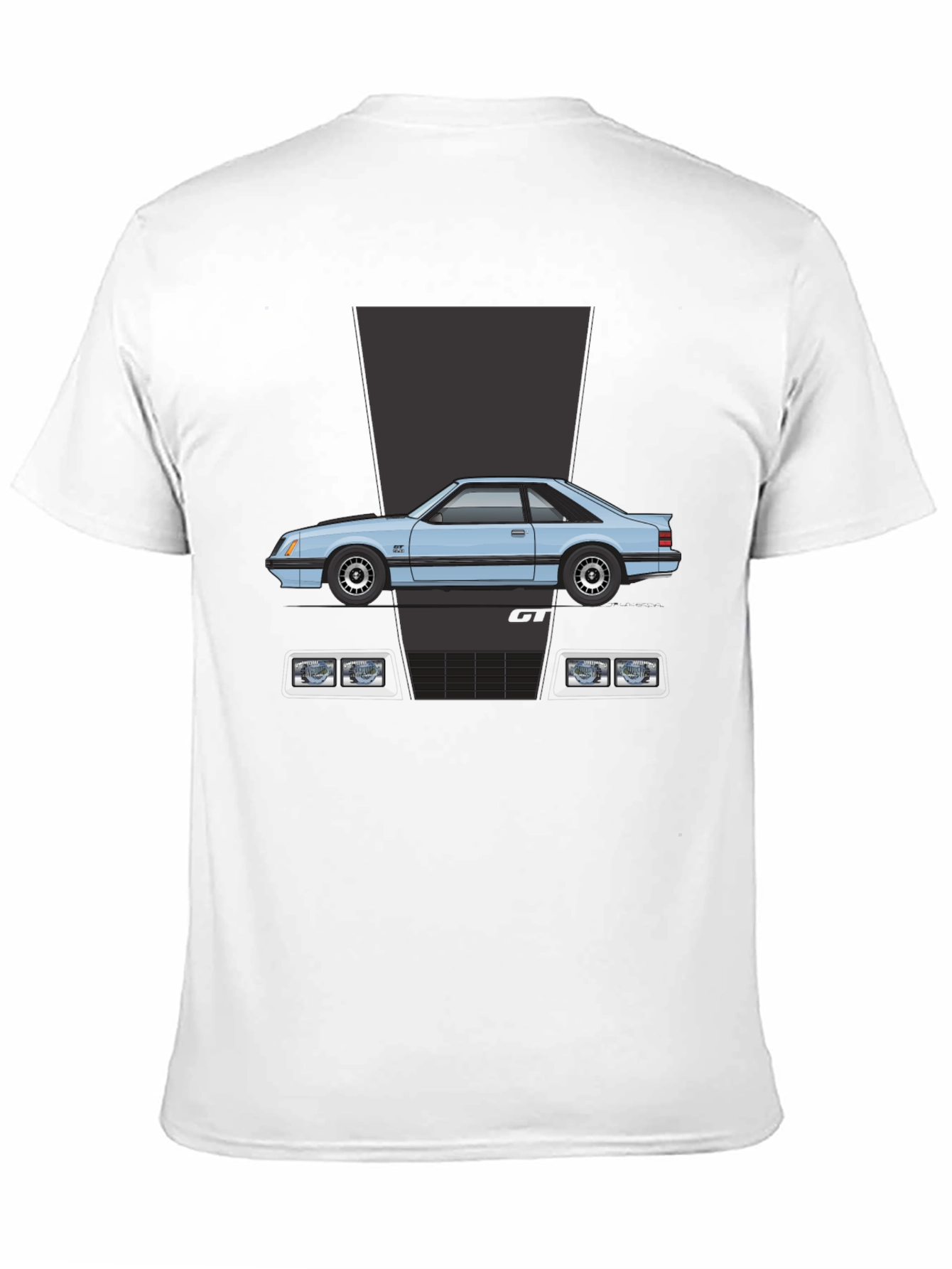 Retro Mustang GT T-Shirt - Classic Car Tee