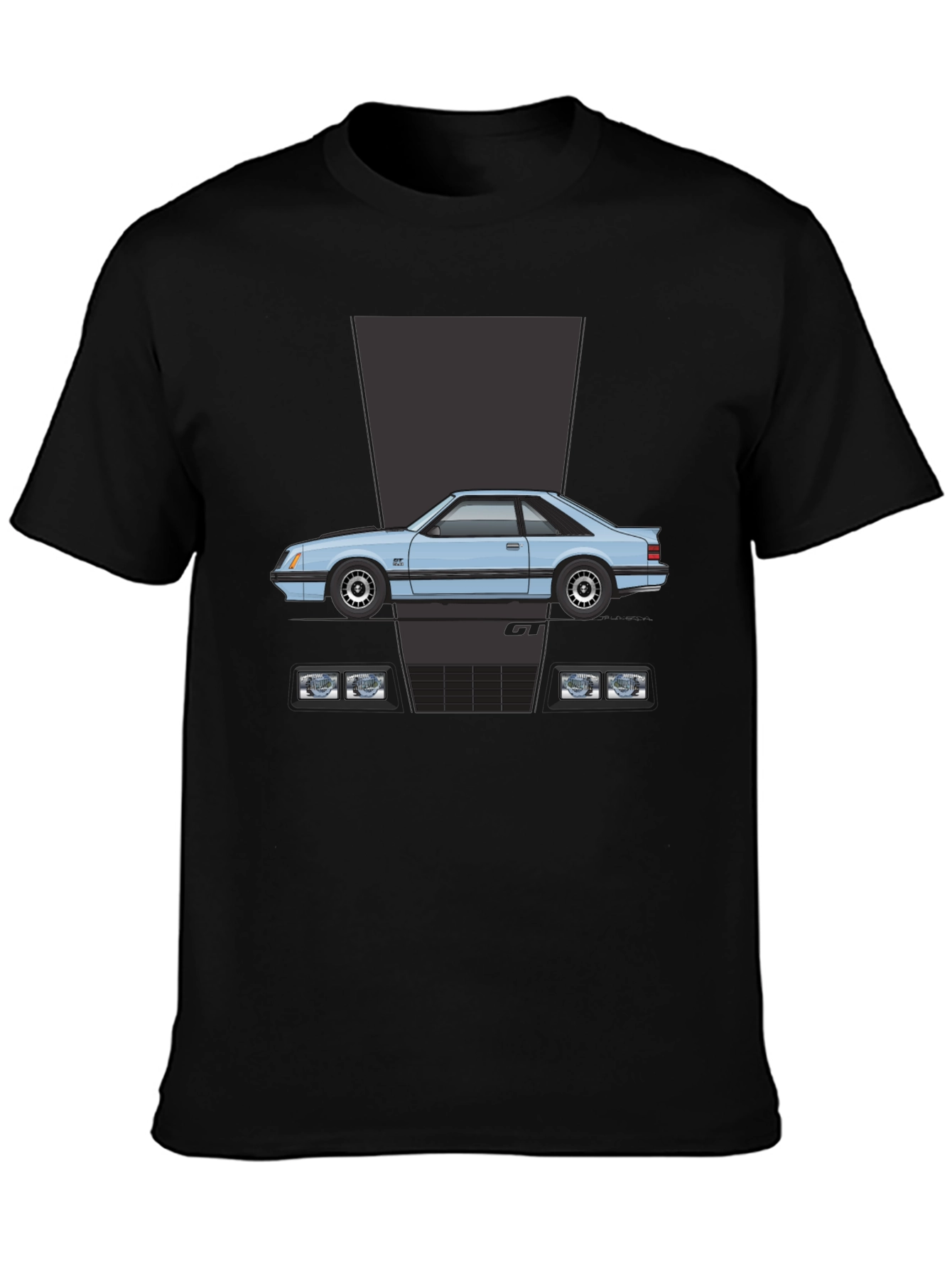 Retro Mustang GT T-Shirt - Classic Car Tee