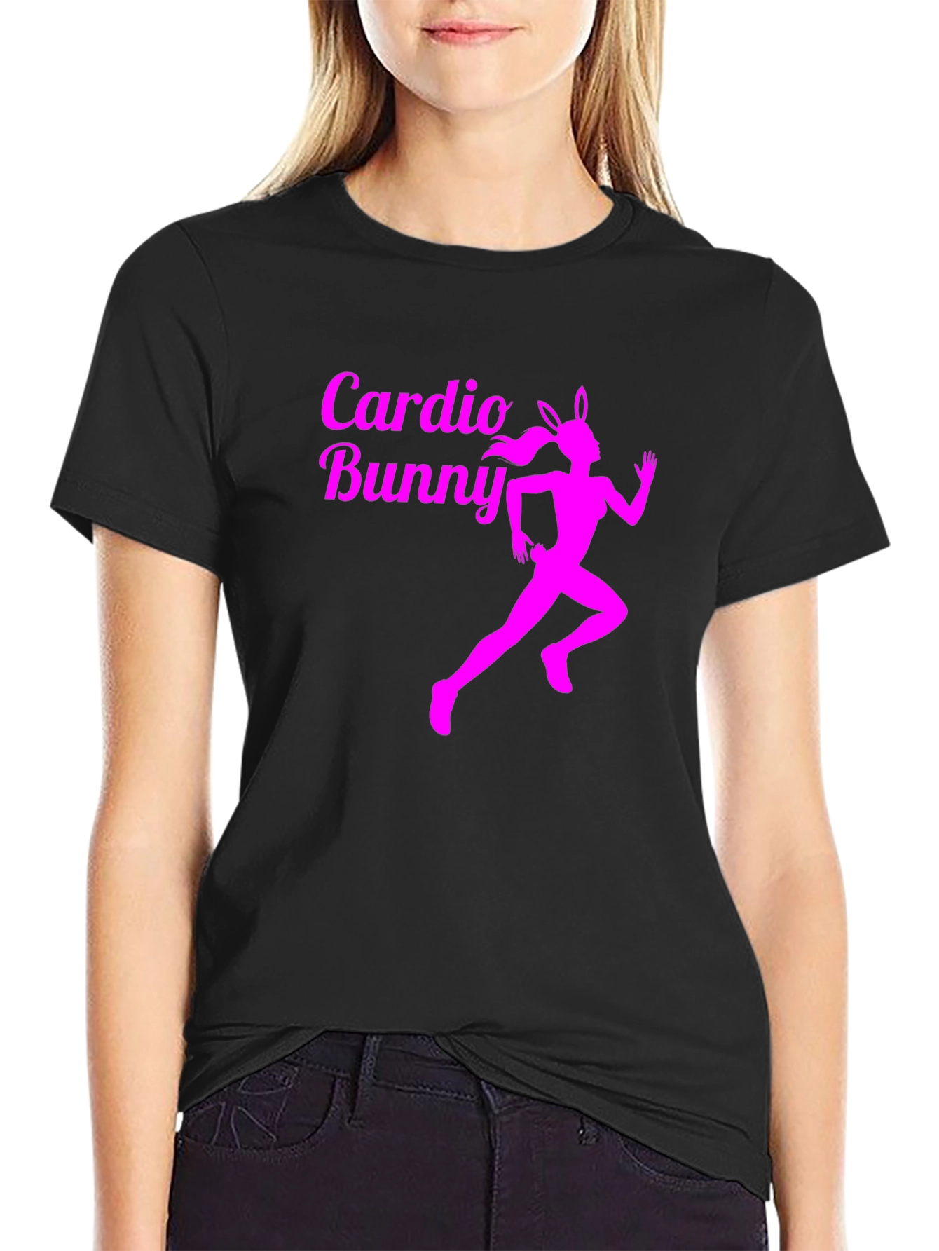 Cardio Bunny Graphic T-Shirt