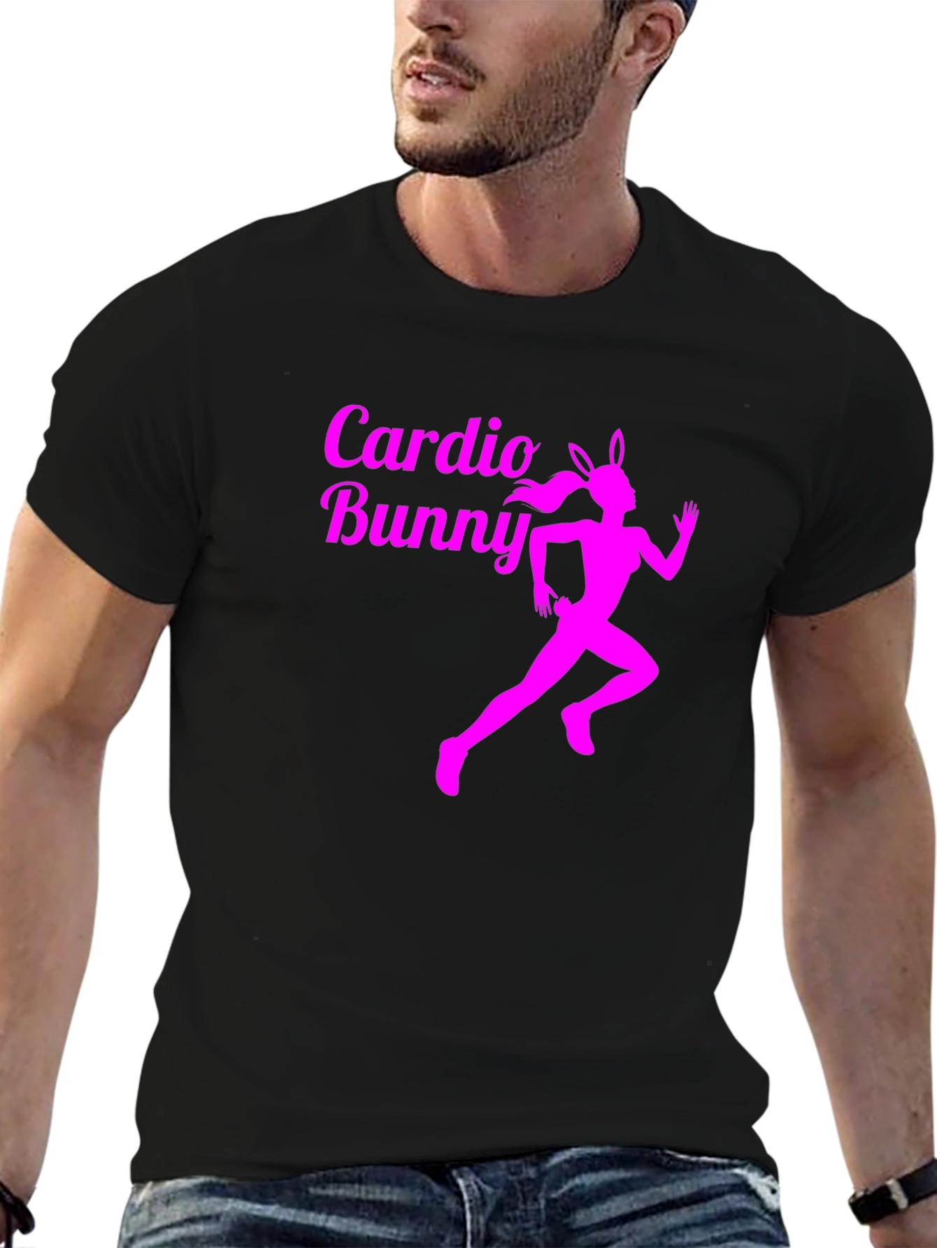 Cardio Bunny Graphic T-Shirt