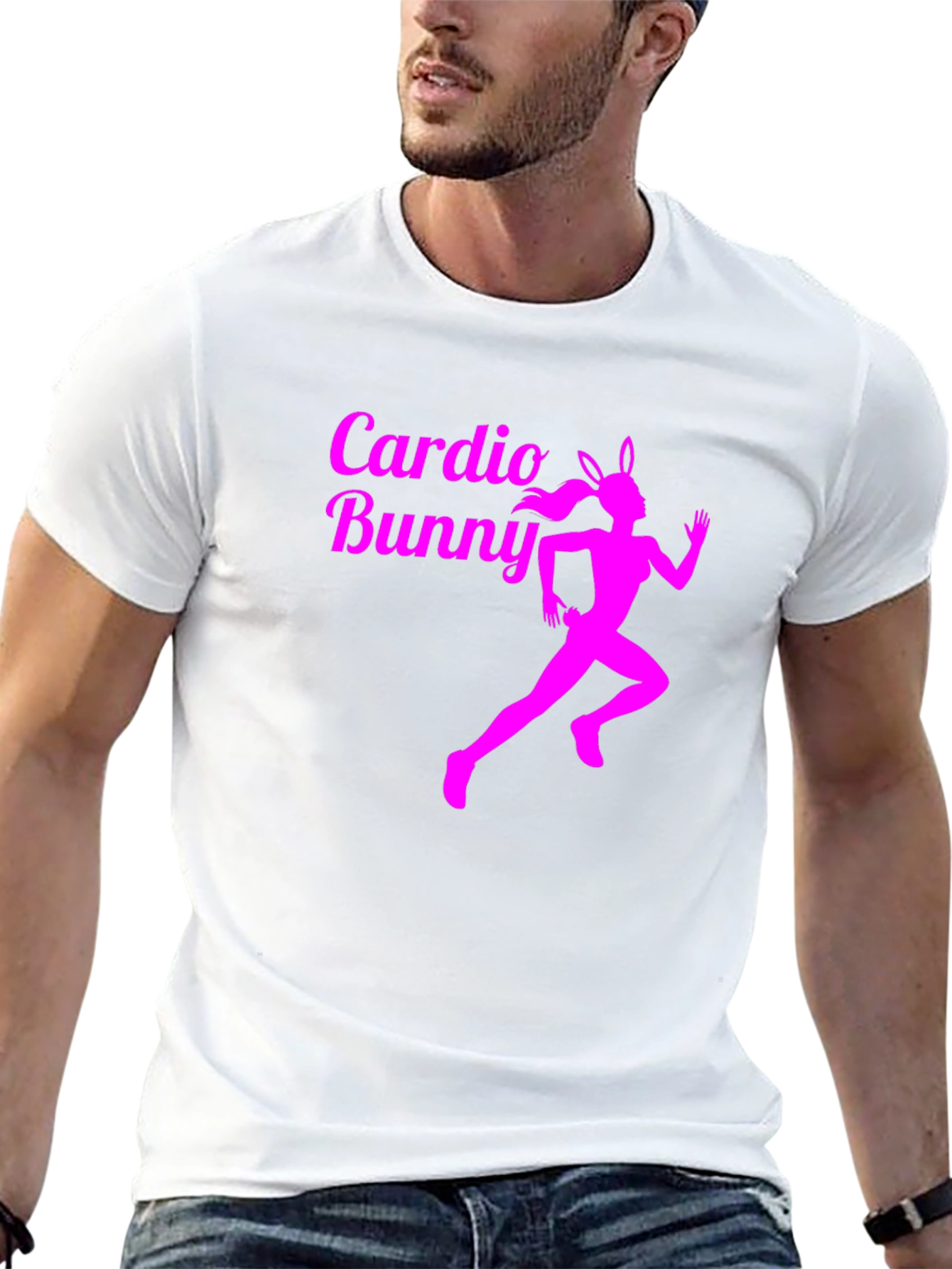 Cardio Bunny Graphic T-Shirt