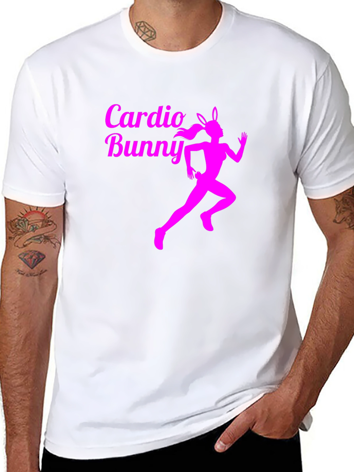 Cardio Bunny Graphic T-Shirt