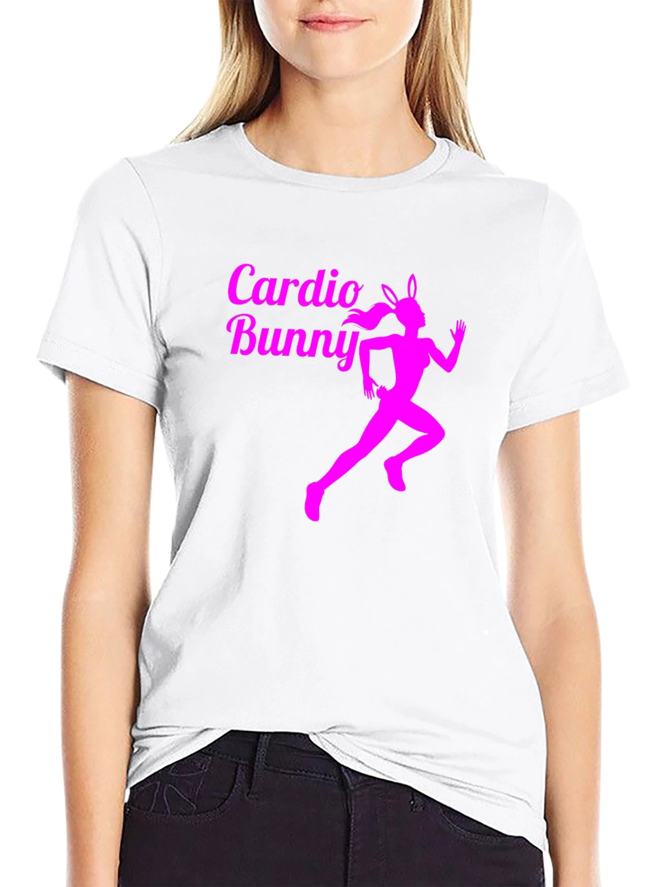 Cardio Bunny Graphic T-Shirt