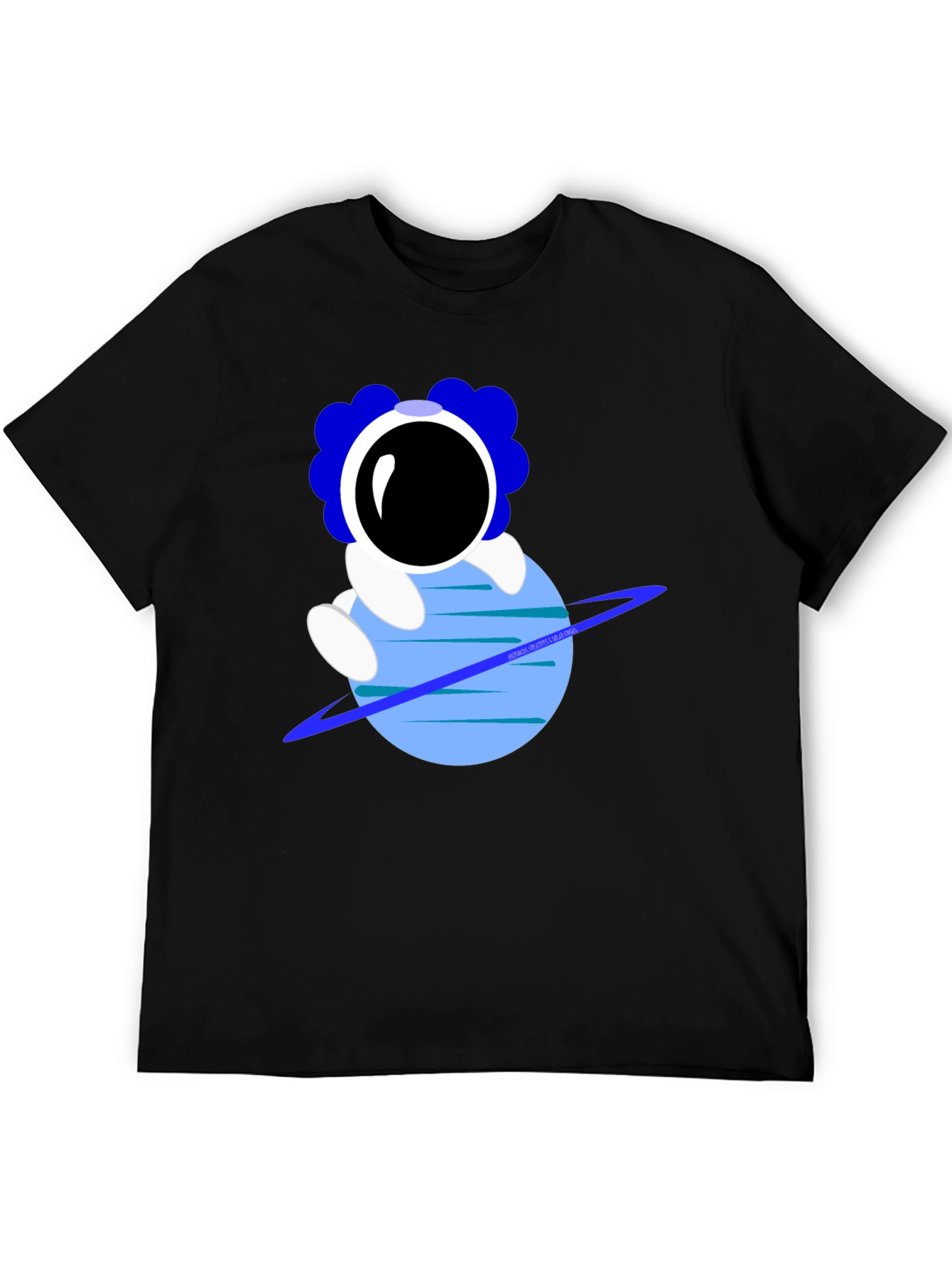 Astronaut on Planet Graphic T-Shirt